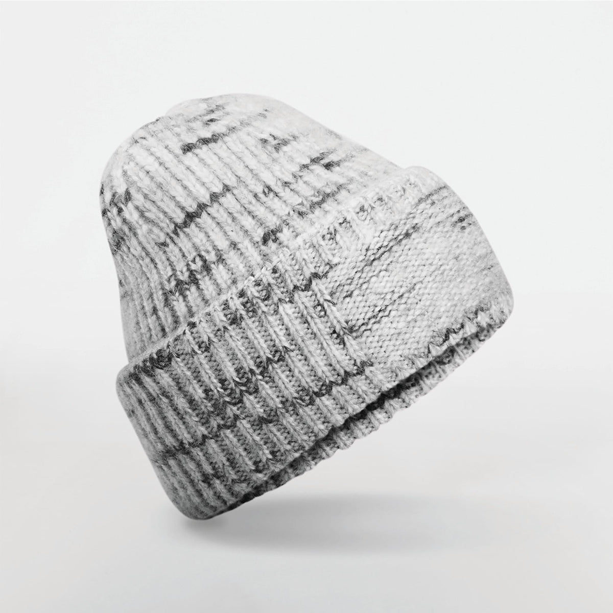 Beechfield® B330R Grof gebreide muts met patch