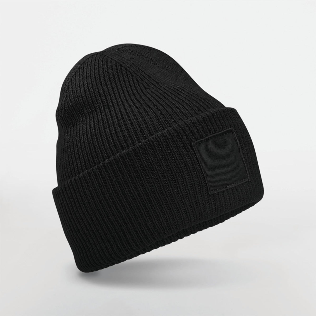 Beechfield® B336R Muts met brede revers en toon-op-toon patch