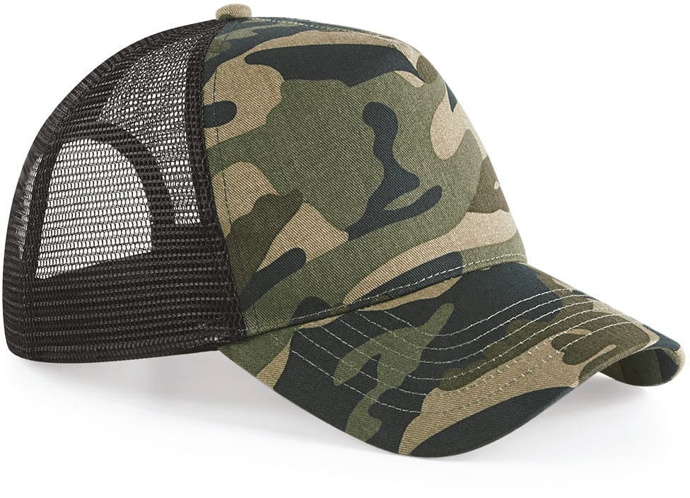 Beechfield® B694 Camo Snapback Trucker