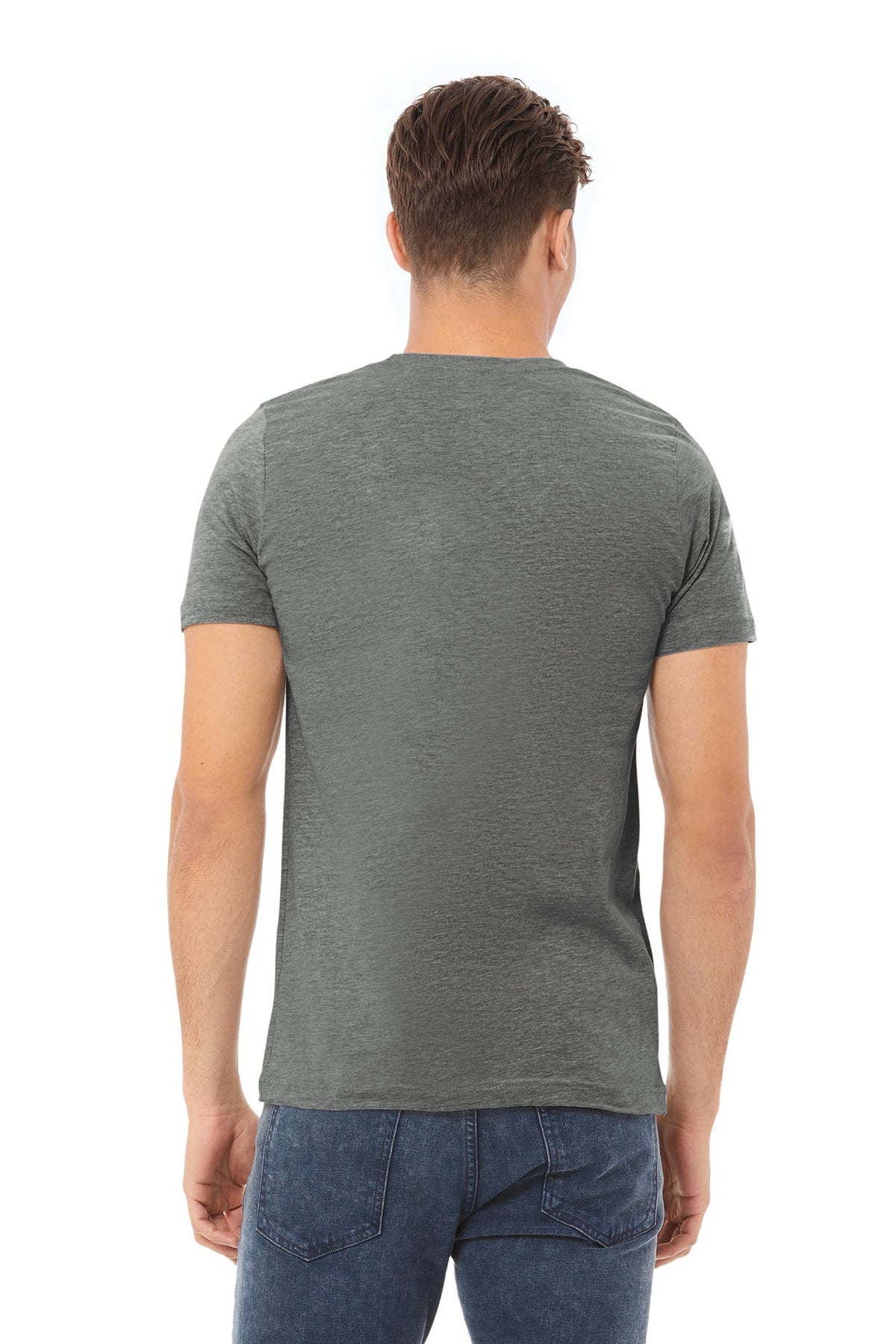 BELLA+CANVAS BE3001CVC Heather jersey T-shirt met korte mouwen