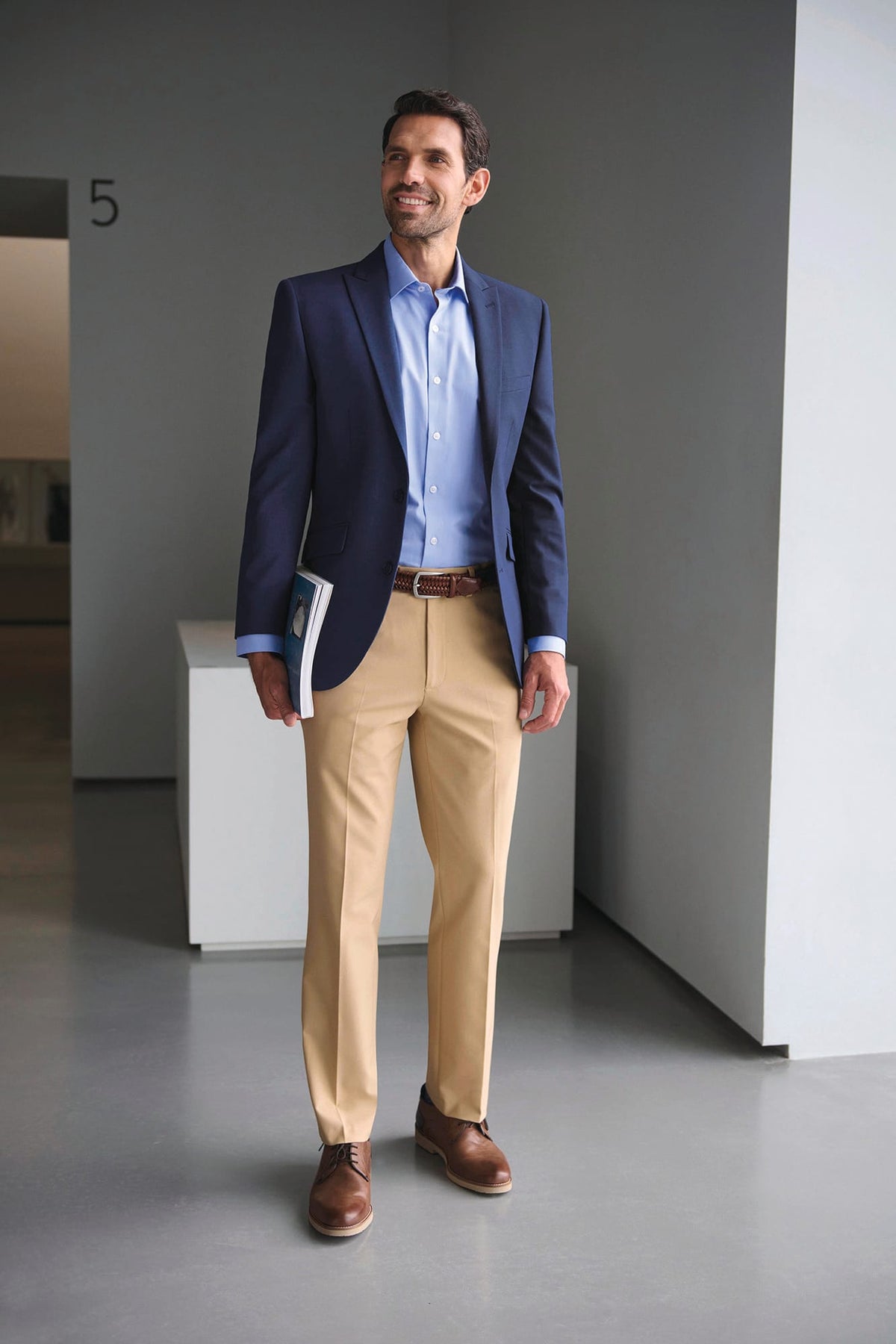 BROOK TAVERNER BT8025 Heren Pantalon Oliver, getailleerde snit