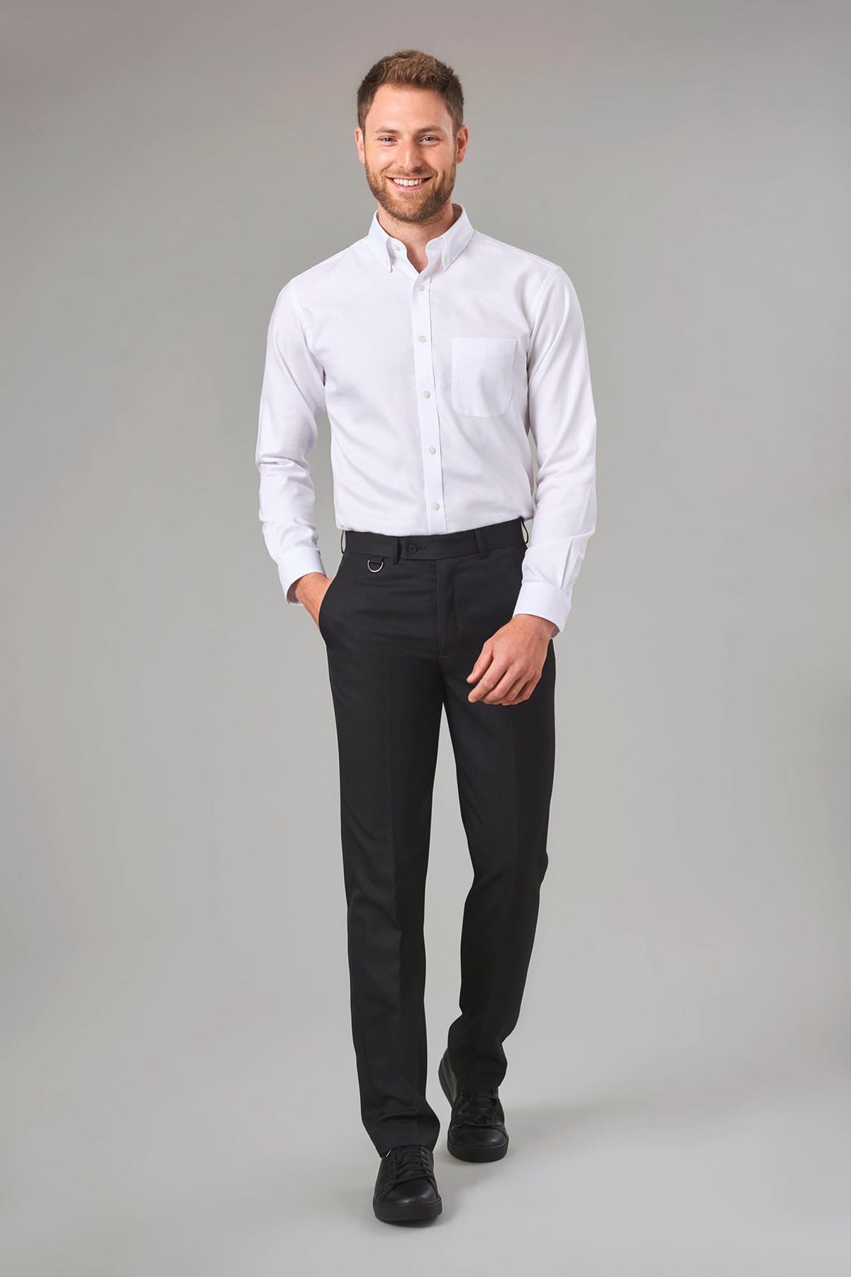 BROOK TAVERNER BT8648 Pantalon flat front Mars