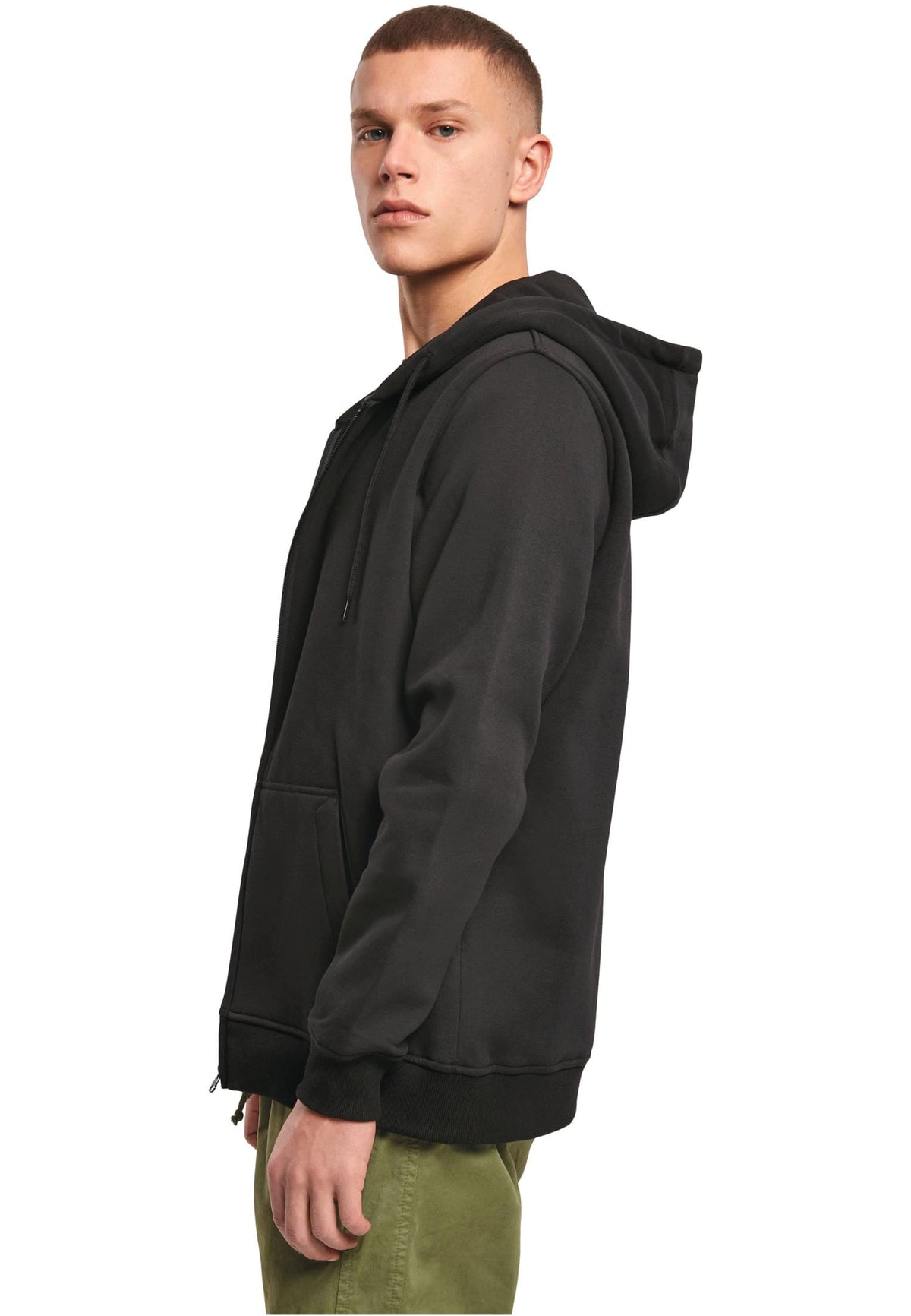 Build your brand BY012 Zware hoodie met rits