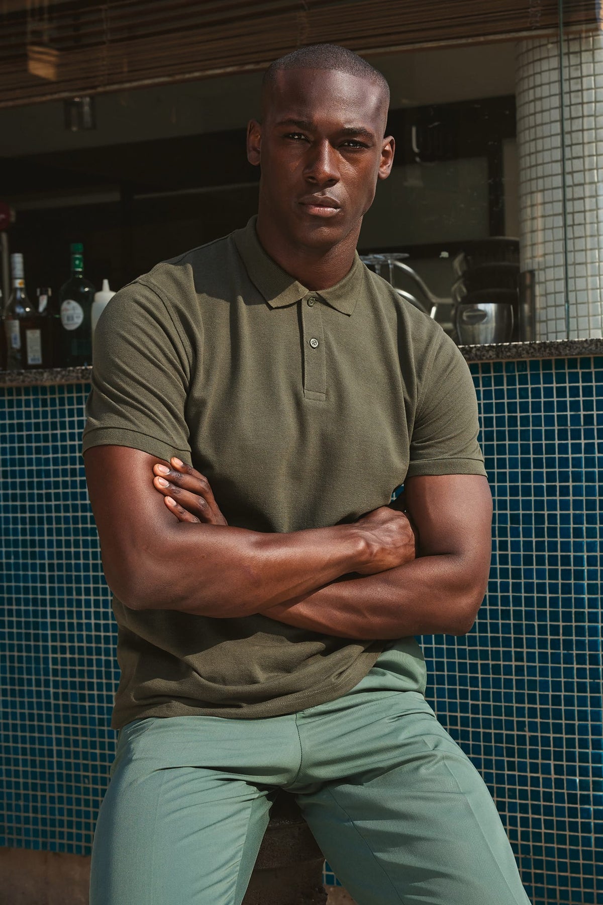 B&C CGPM430 Men's organic polo shirt