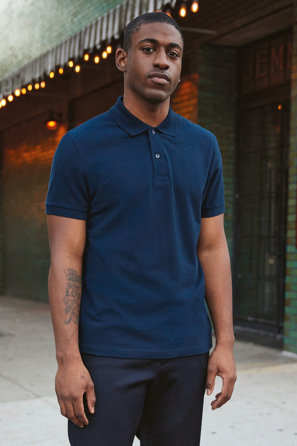 B&C CGPU424 MY POLO 180 Heren korte mouwen