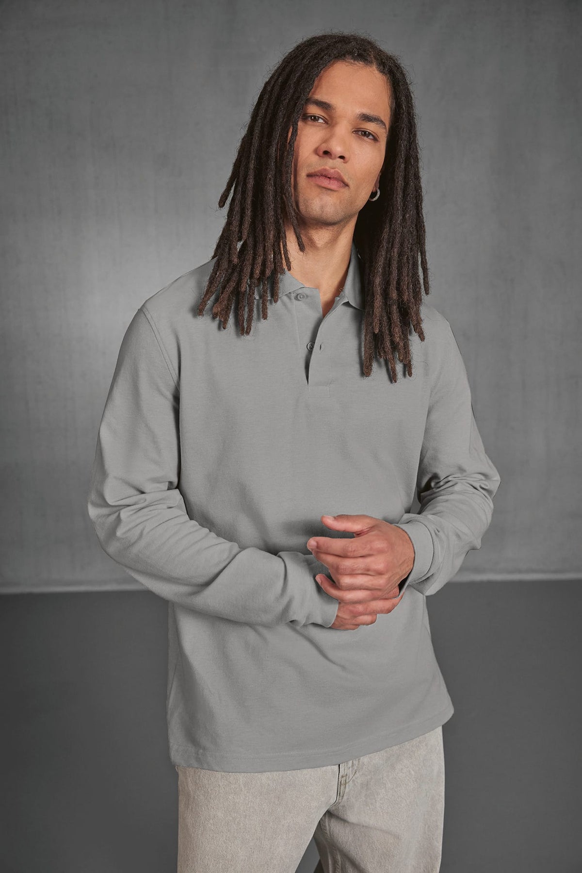 B&C CGPU427 MY POLO 210 Heren lange mouwen