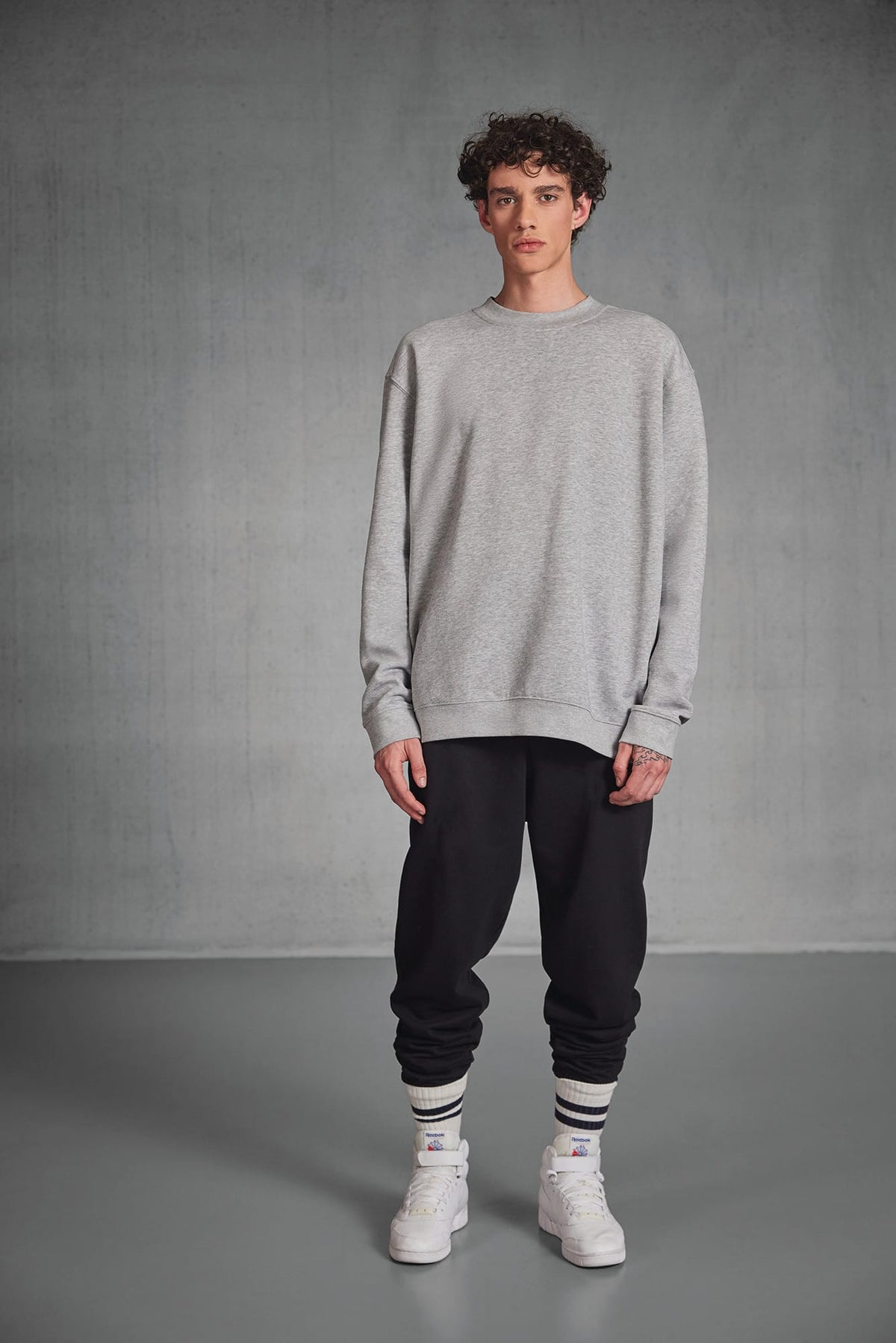 B&C CGSET Sweater ronde hals Set In