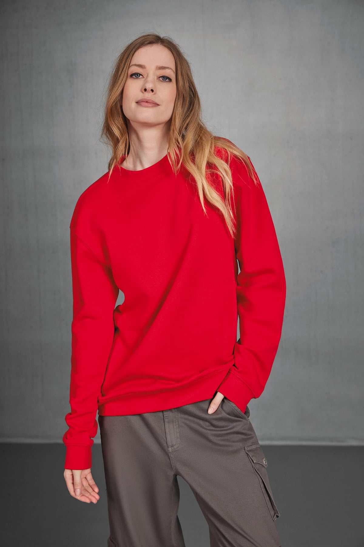 B&C CGSET Sweater ronde hals Set In
