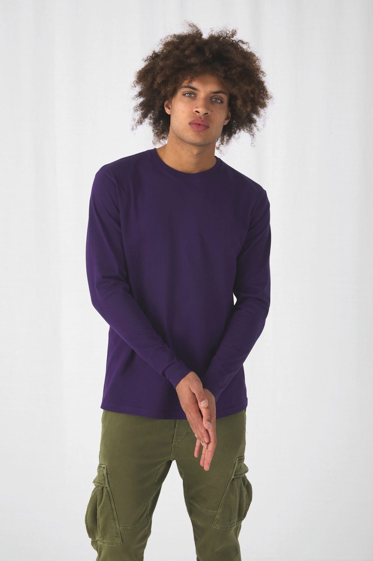B&C CGTU07T #E190 Men's T-shirt long sleeve