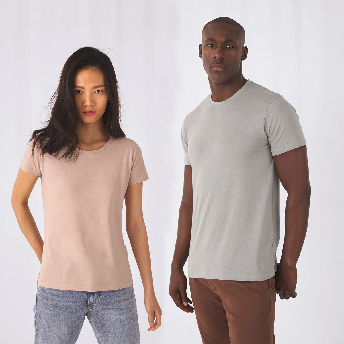 B&C CGTM042 Organic Cotton Crew Neck T-shirt Inspire