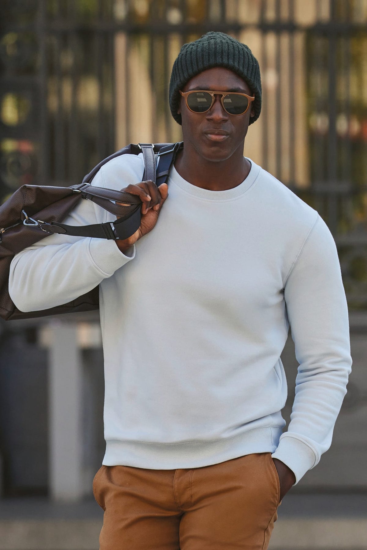 B&C CGWU01K KING Sweater met ronde hals