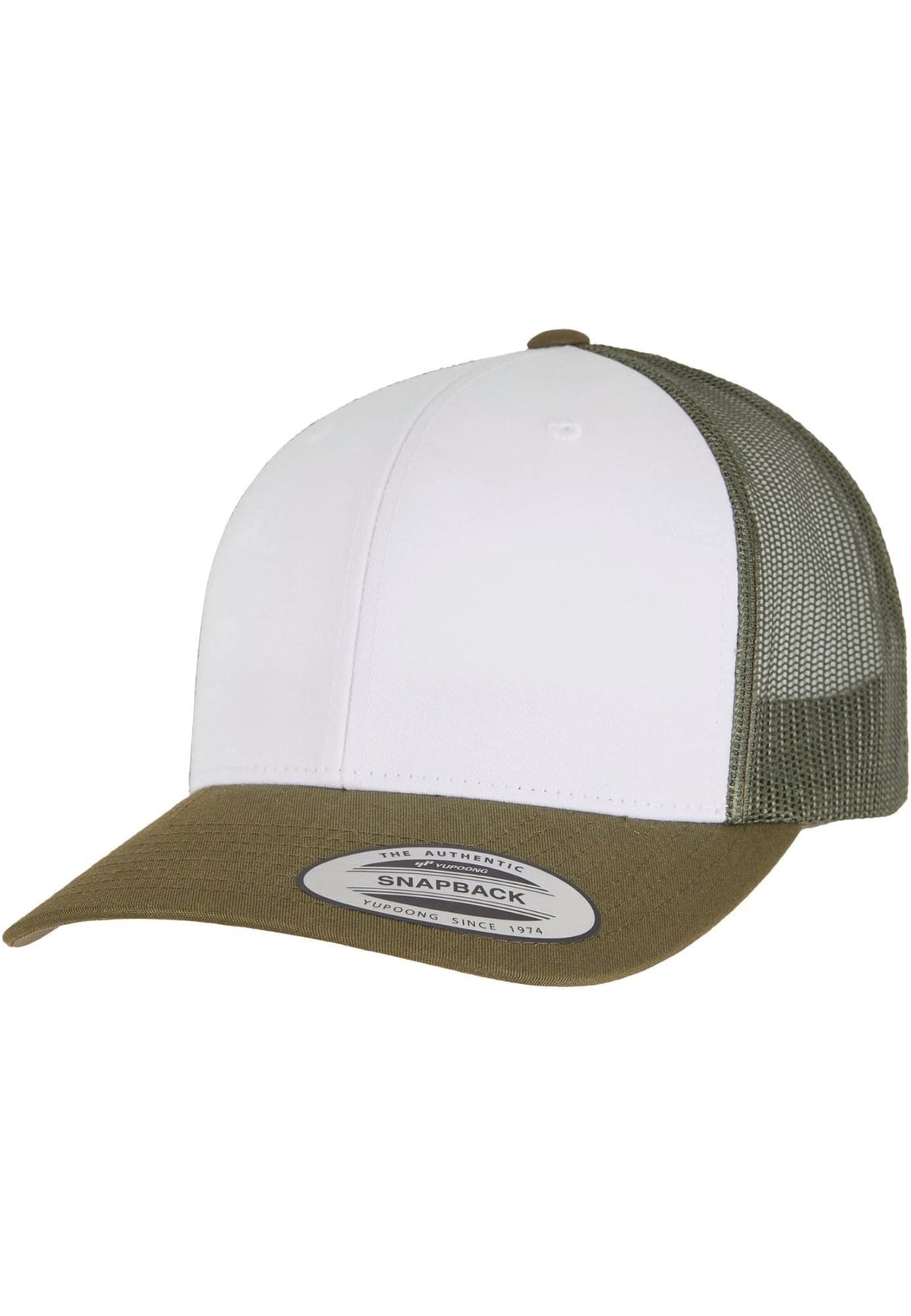 FLEXFIT FL6606CF Retro Truckerpet met gekleurde klep