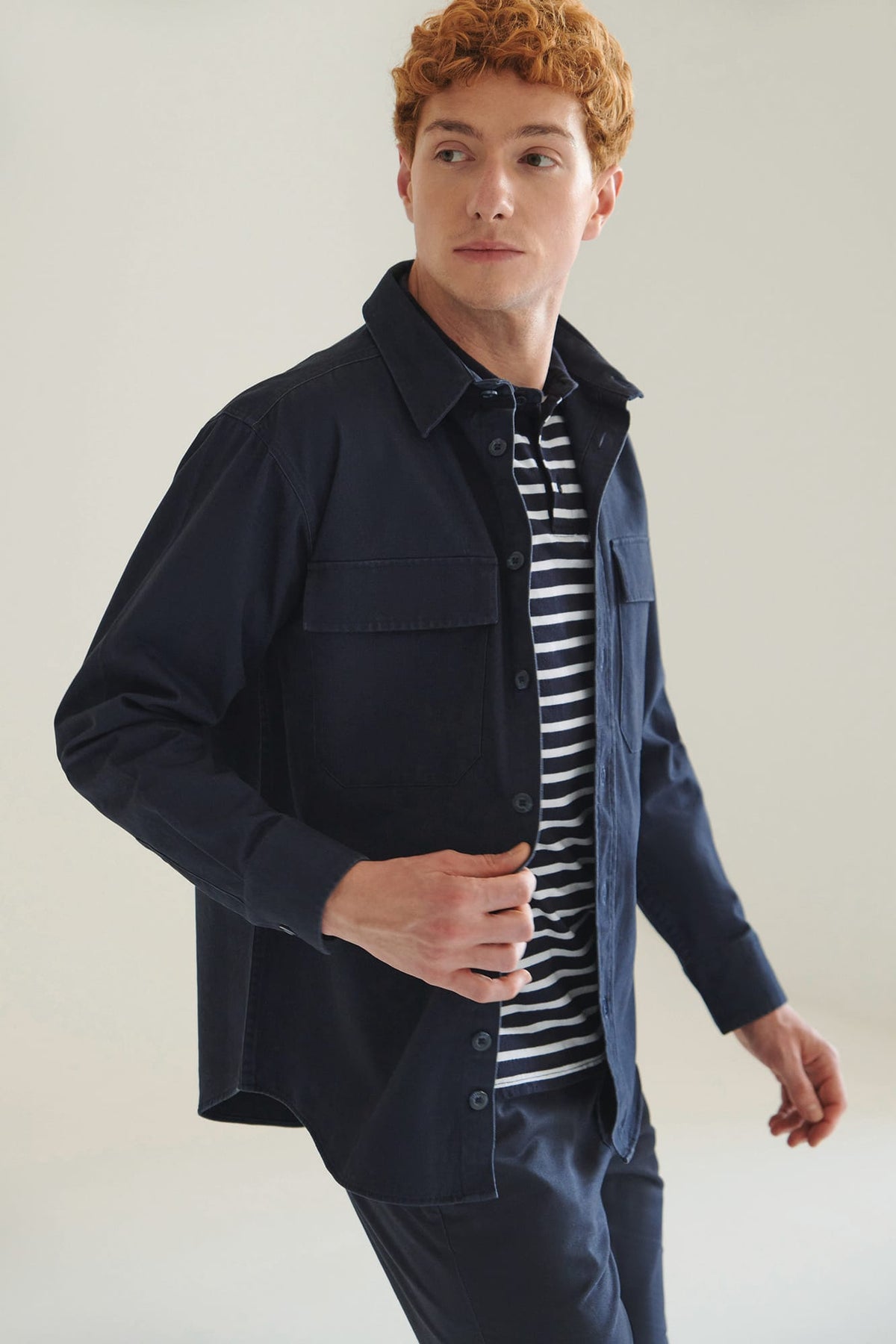 Front Row FR054 Overshirt Drill
