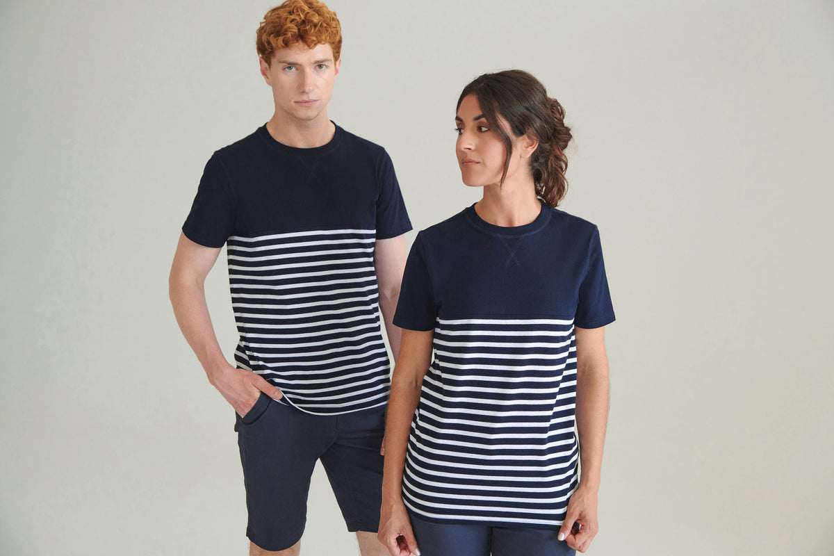 Front Row FR135 Short sleeved breton t-shirt