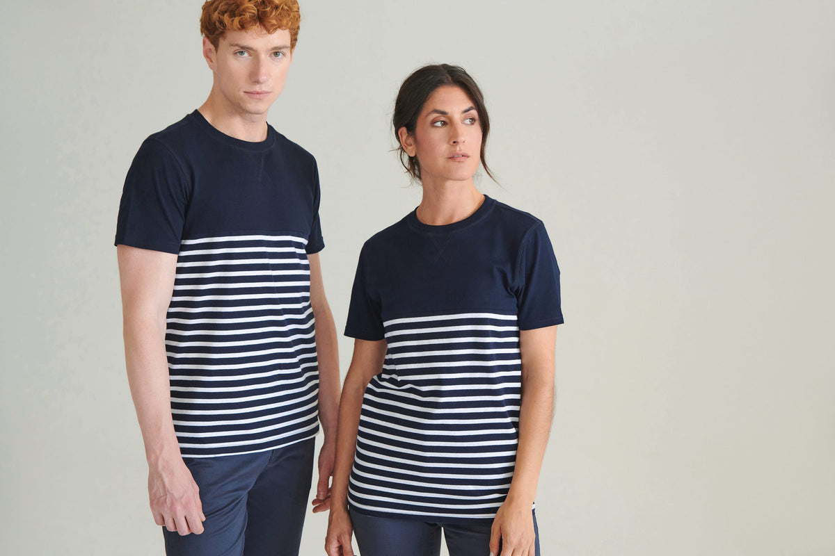 Front Row FR135 Short sleeved breton t-shirt