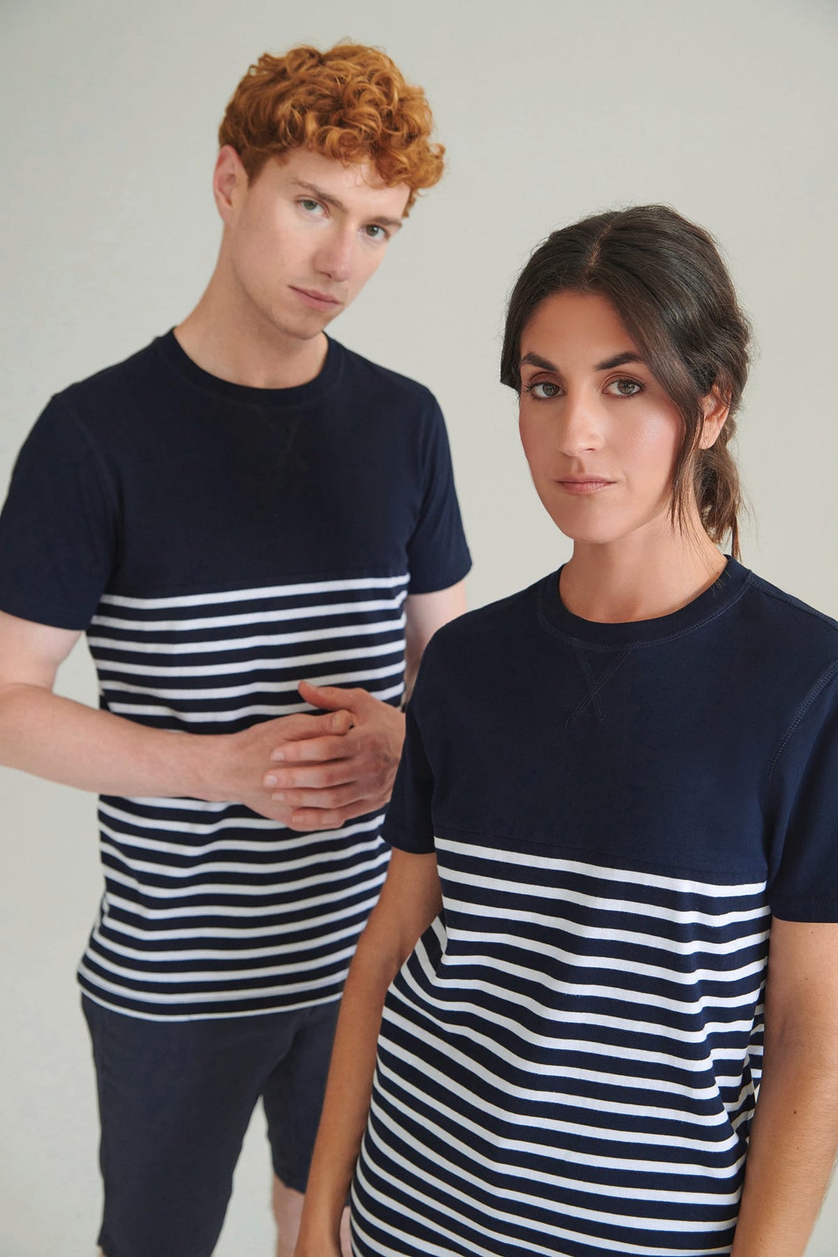 Front Row FR135 Short sleeved breton t-shirt