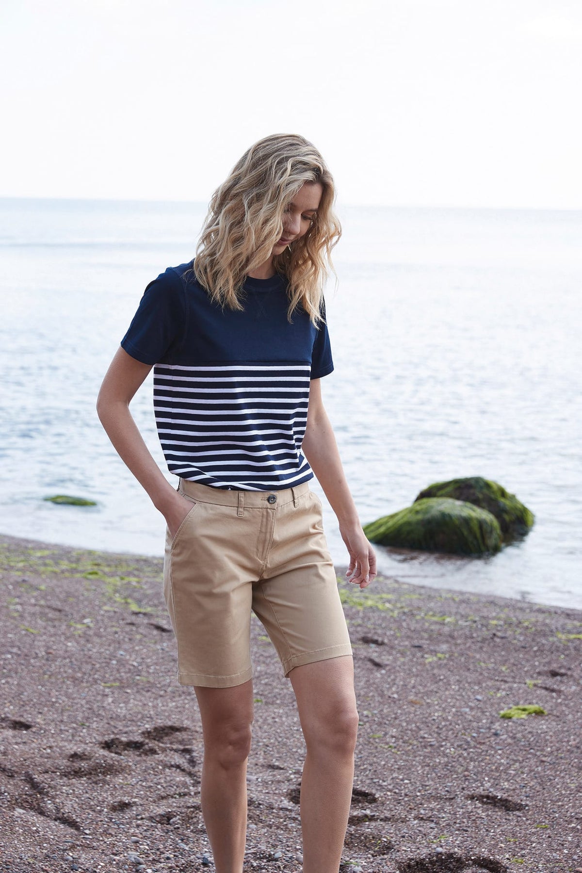 Front Row FR135 Short sleeved breton t-shirt