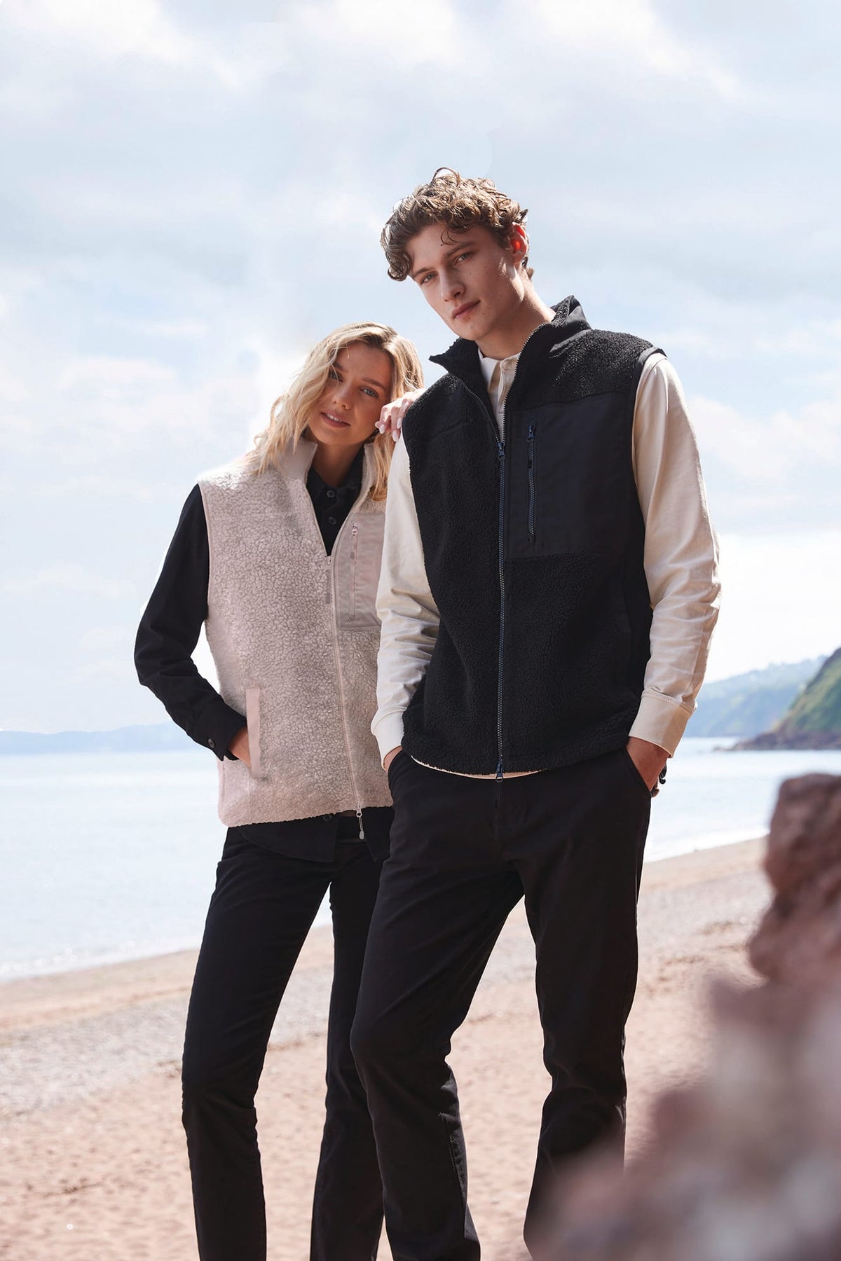 Front Row FR855 Gerecycled sherpa gilet