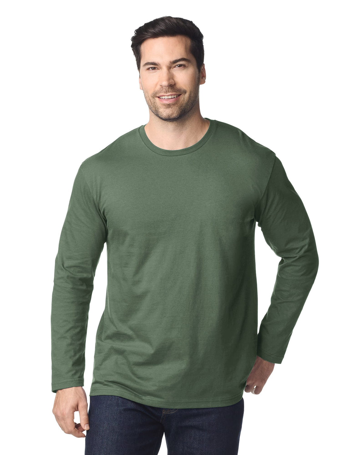 Gildan GI64400 Softstyle® Euro Fit Adult T-shirt met lange mouwen
