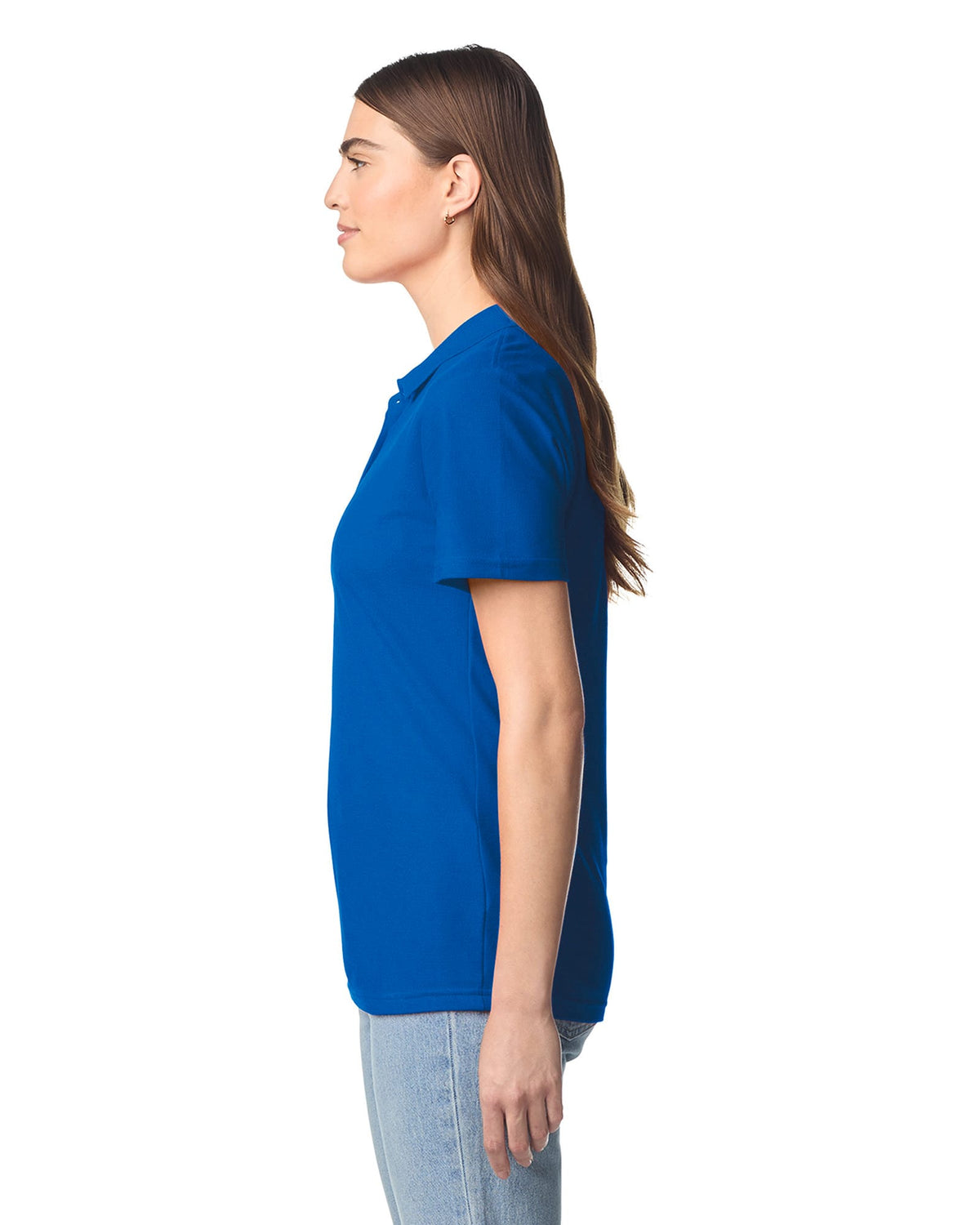 Gildan GI64800L Damespolo Softstyle Dubbele piqué