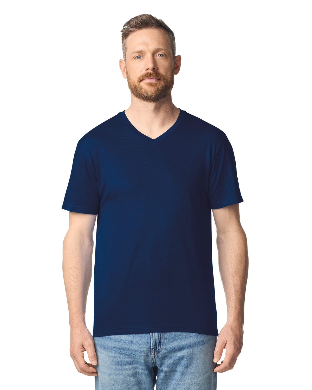 Gildan GI64V00 Softstyle Euro Fit Adult V-neck T-shirt