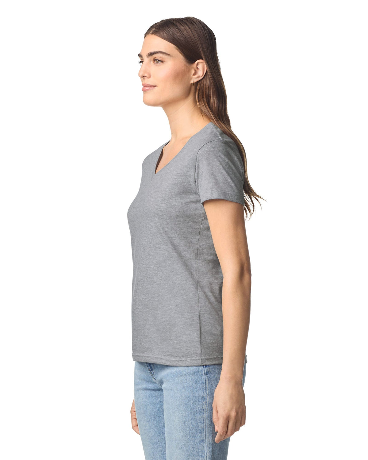 Gildan GI64V00L Softstyle® Fitted Ladies' V-neck T-shirt