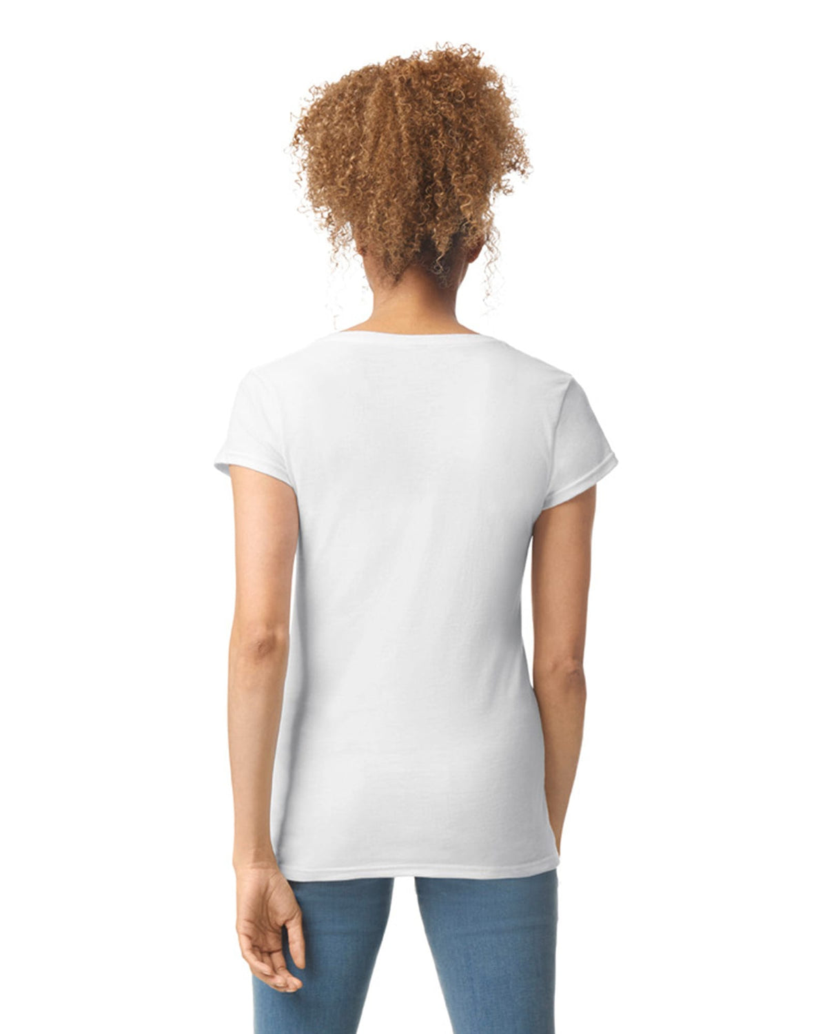 Gildan GI64V00L Softstyle® Fitted Ladies' V-neck T-shirt