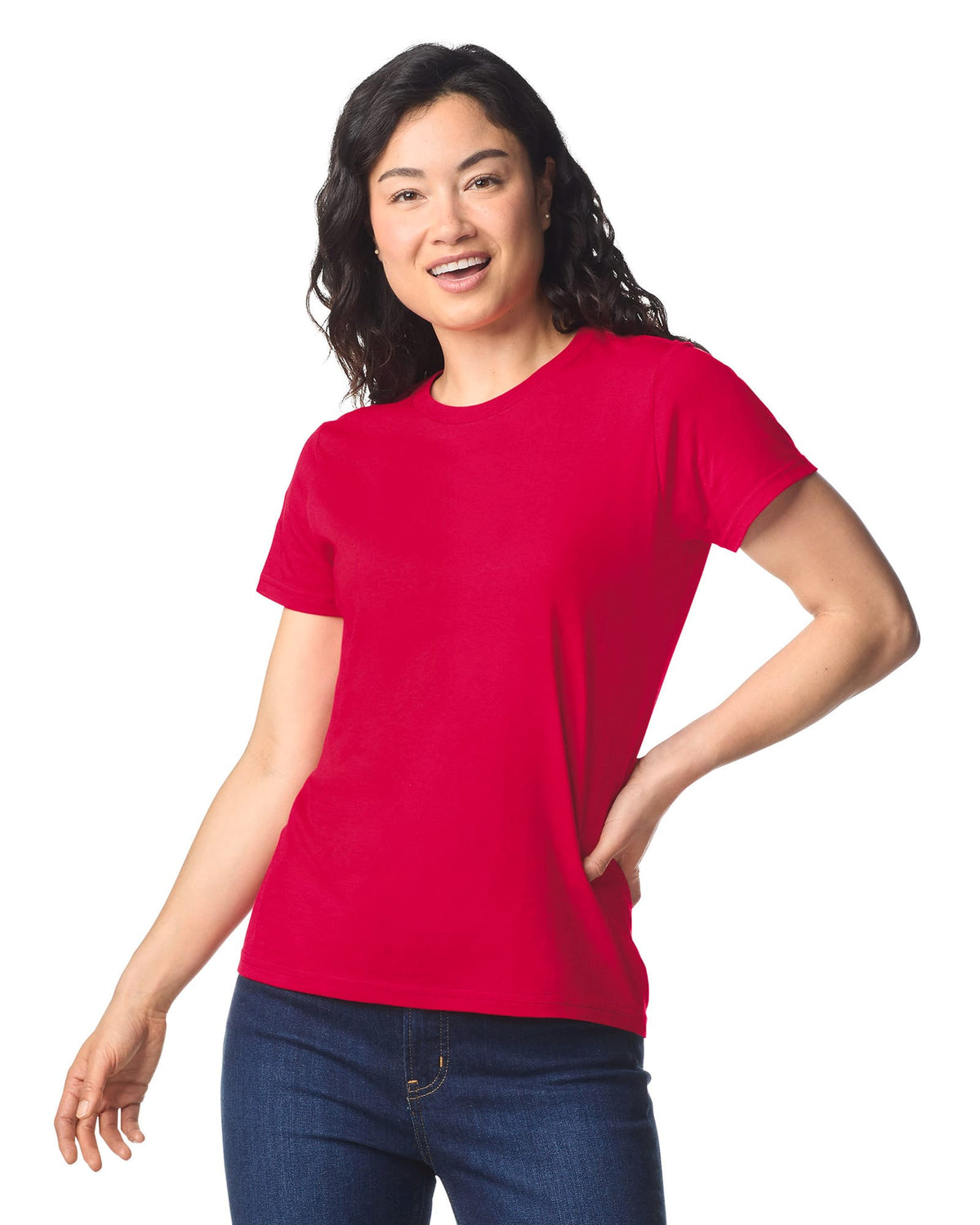 Gildan GI65000L Dames-T-shirt Softstyle Midweight