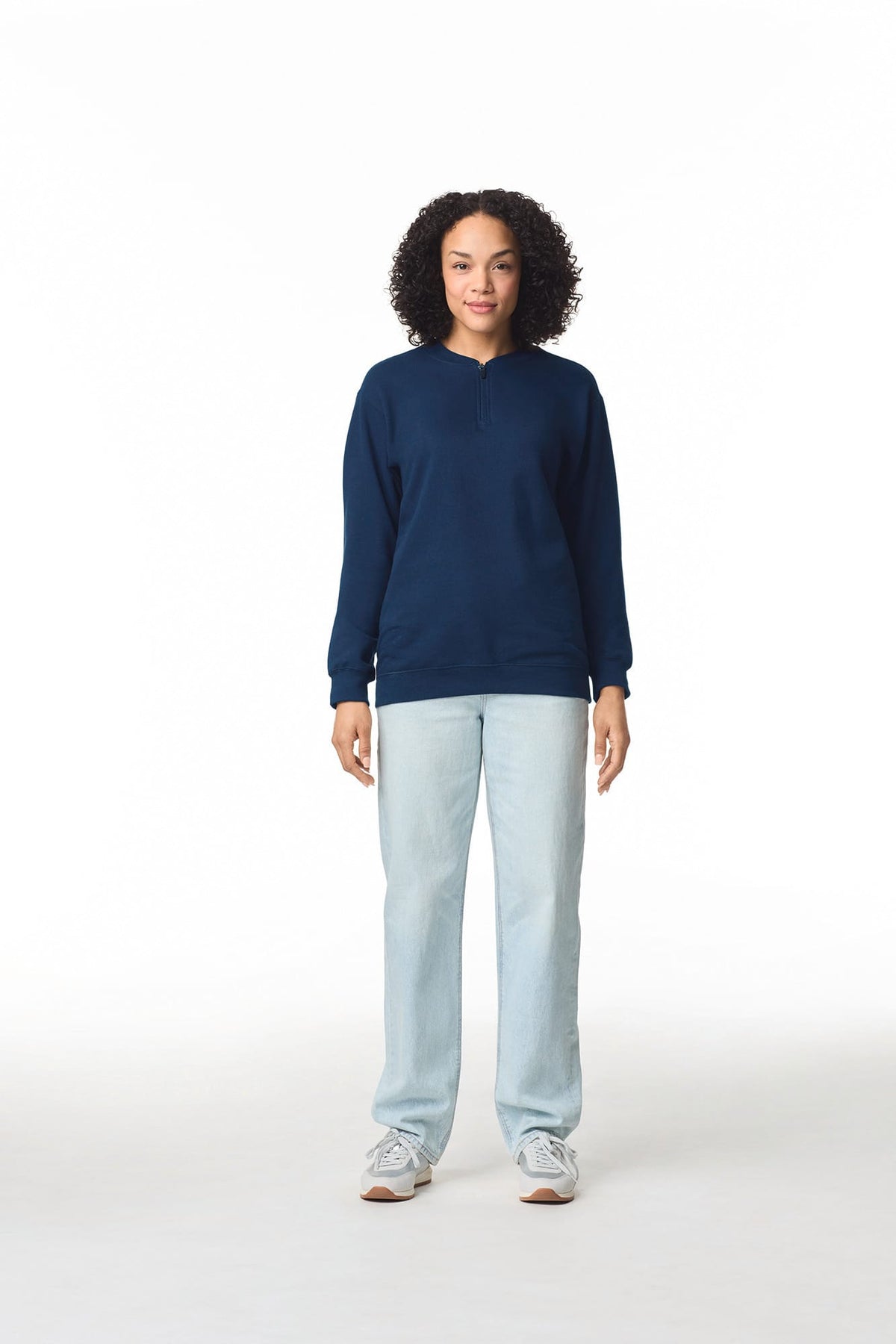 Gildan GISF008 1/4 zip fleece sweater