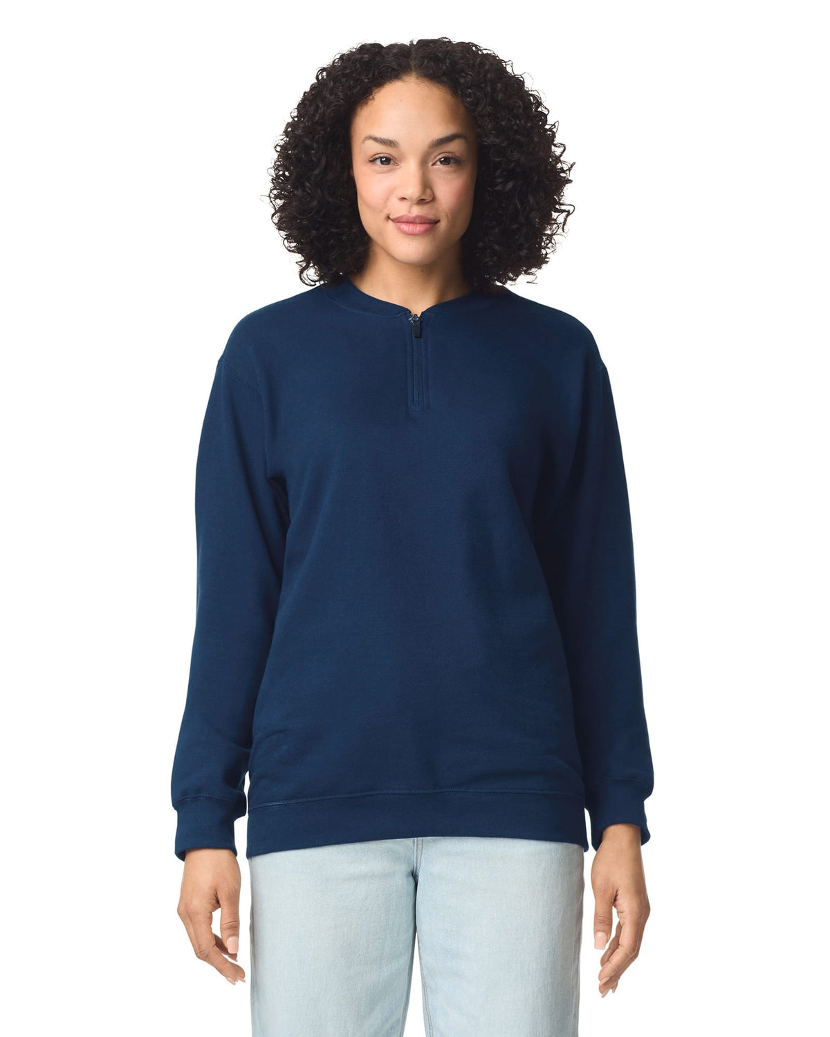 Gildan GISF008 1/4 zip fleece sweater