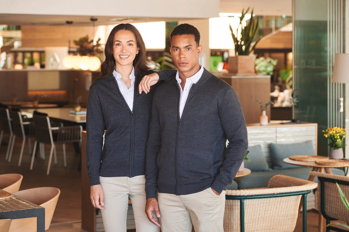 Henbury H718 Cardigan met rits