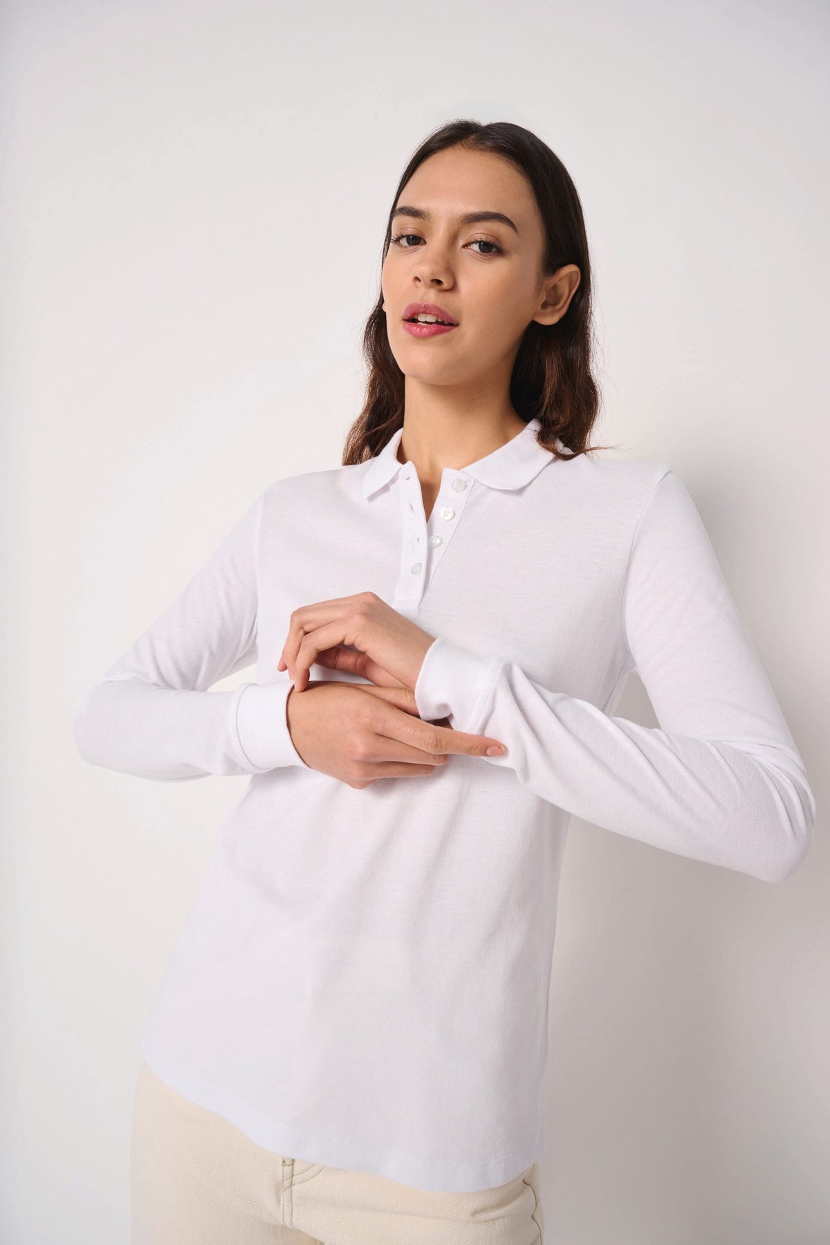 iDeal Basic Brand IB291 Dames piquépolo LSL