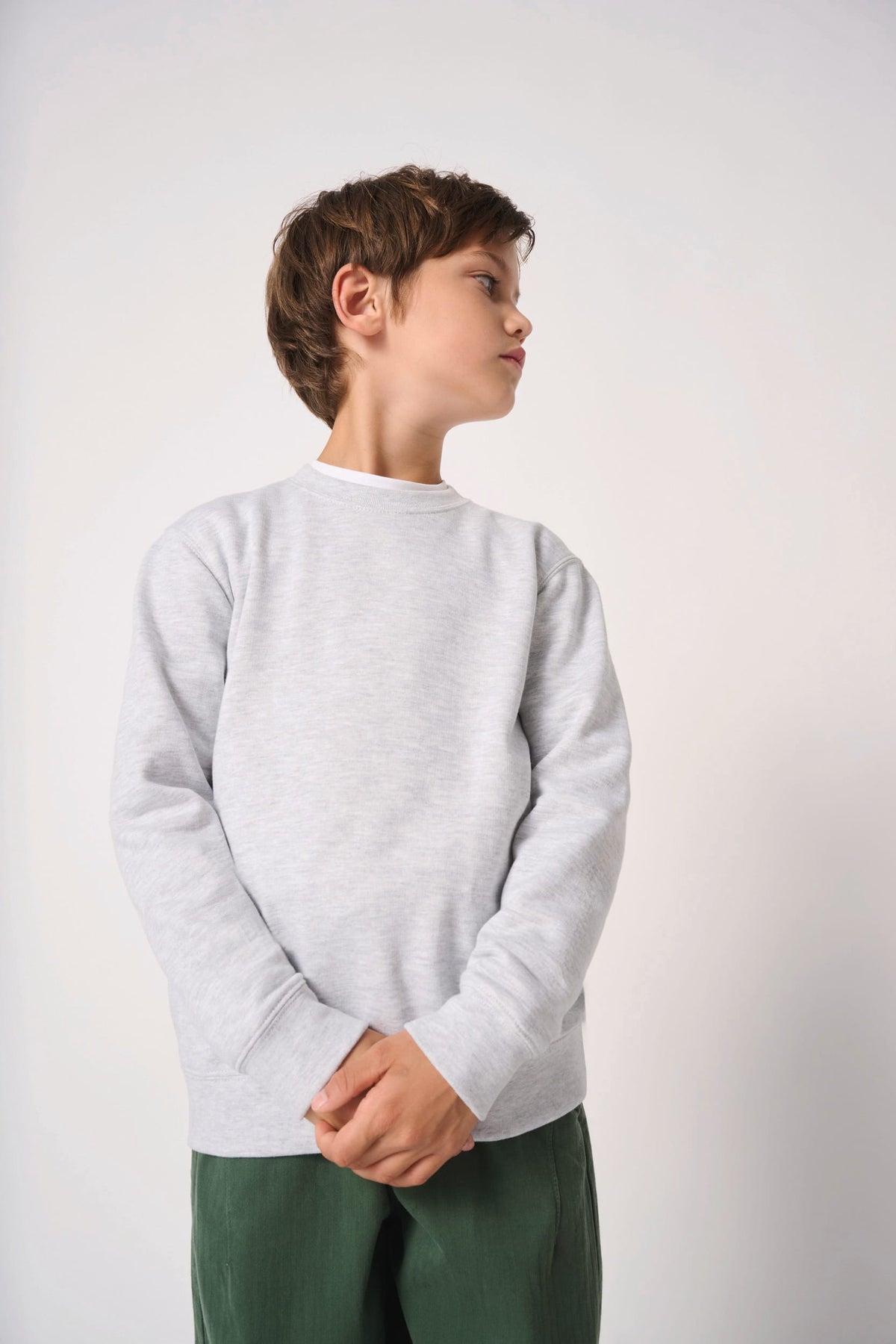 iDeal Basic Brand IB401 Kinder sweater met ronde hals