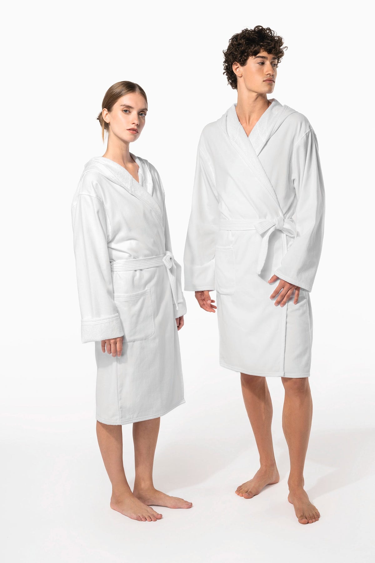 Kariban K140 Biologische badjas met capuchon