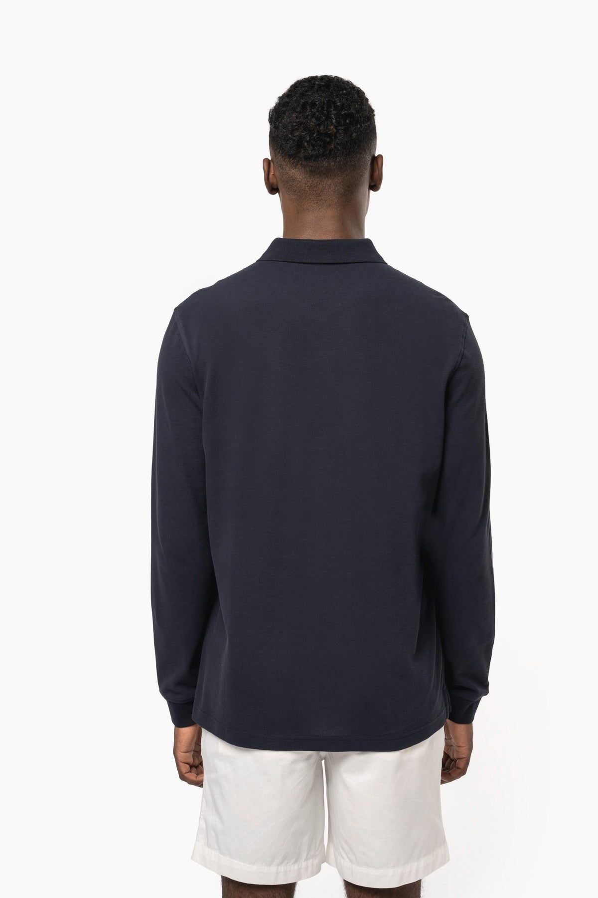 Kariban K2027 Bio180 piqué herenpolo lange mouwen