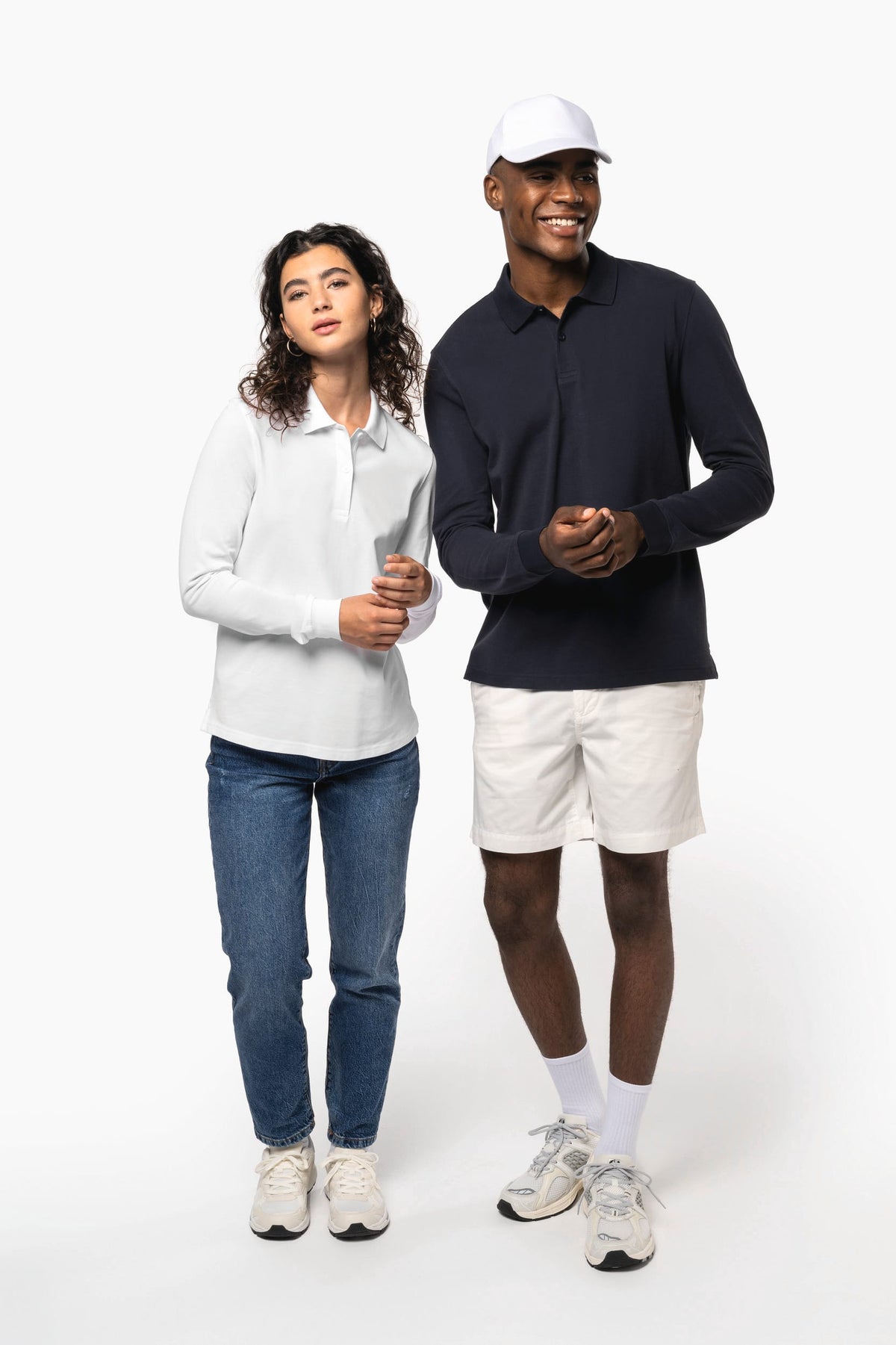 Kariban K2028 Bio180 piqué damespolo lange mouwen