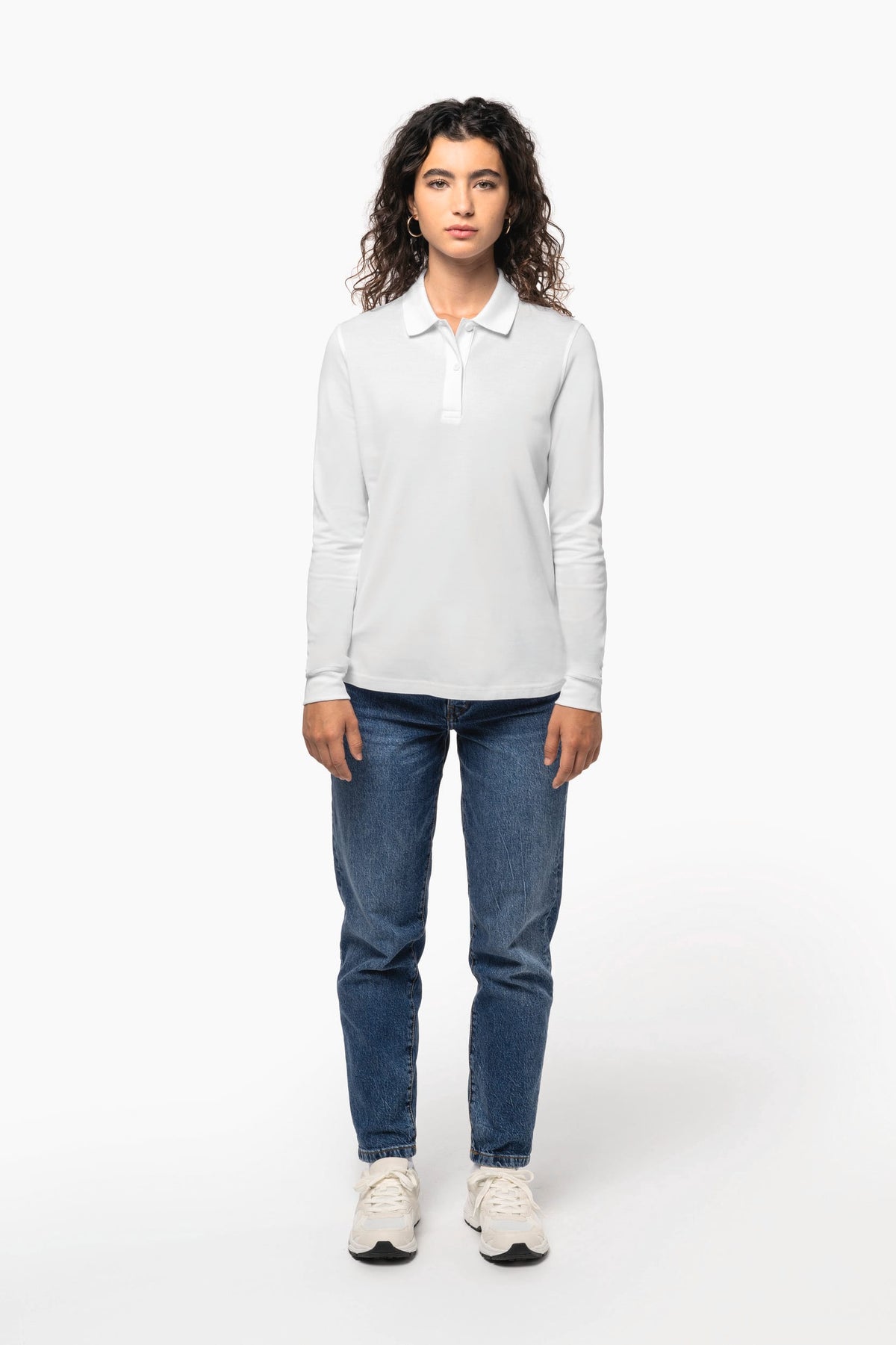 Kariban K2028 Bio180 piqué damespolo lange mouwen