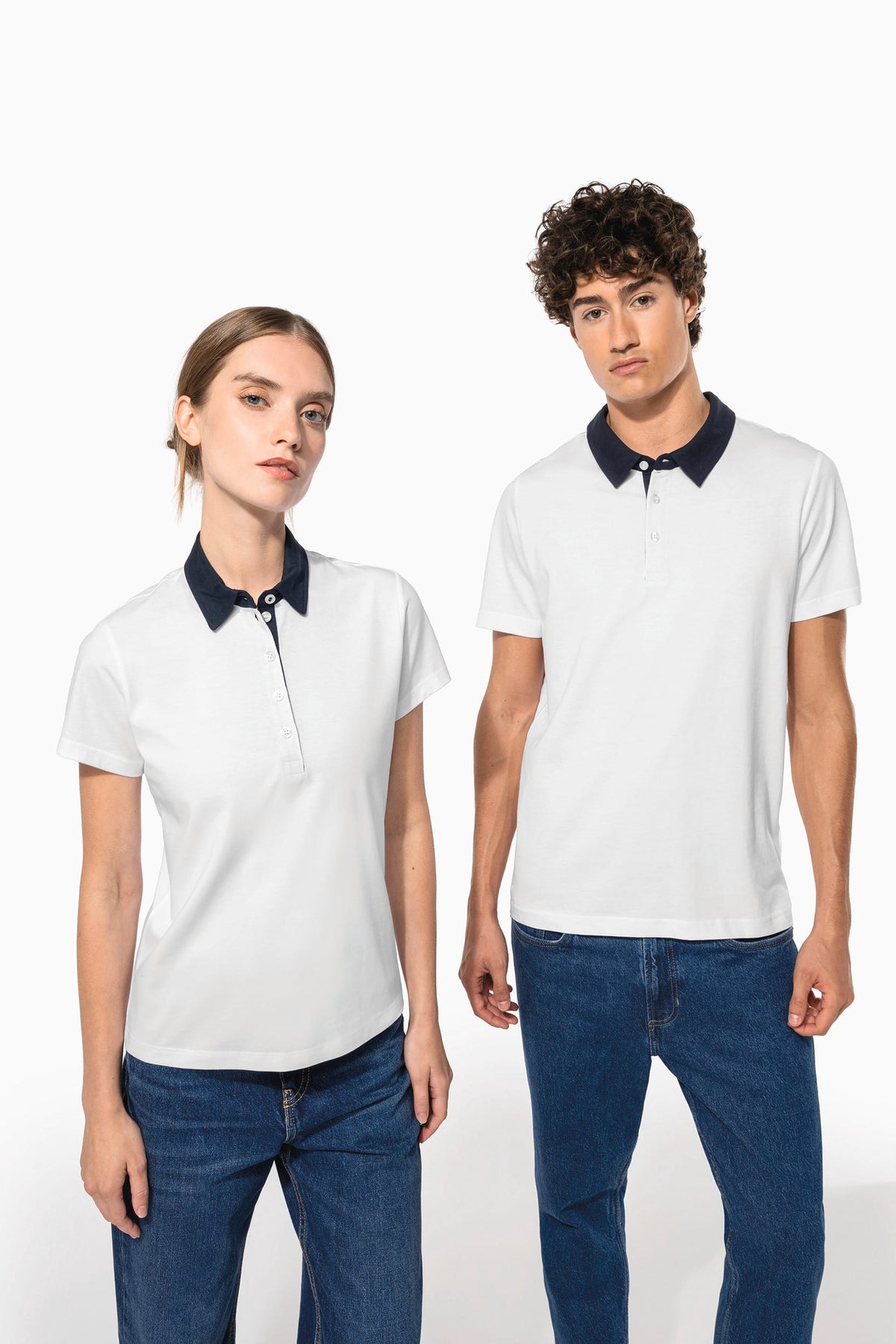 Kariban K261 Tweekleurige damespolo jersey