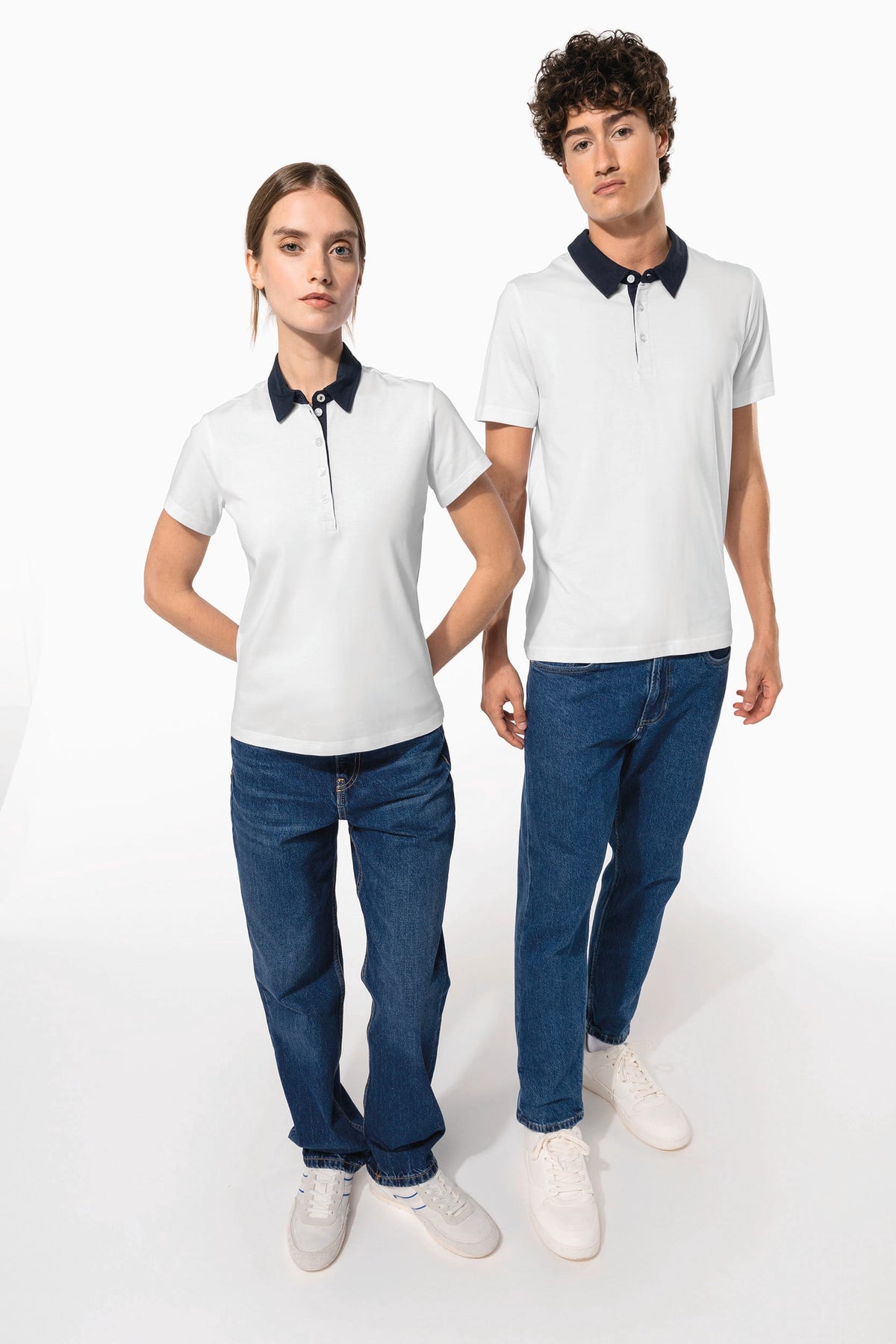 Kariban K260 Tweekleurige herenpolo jersey