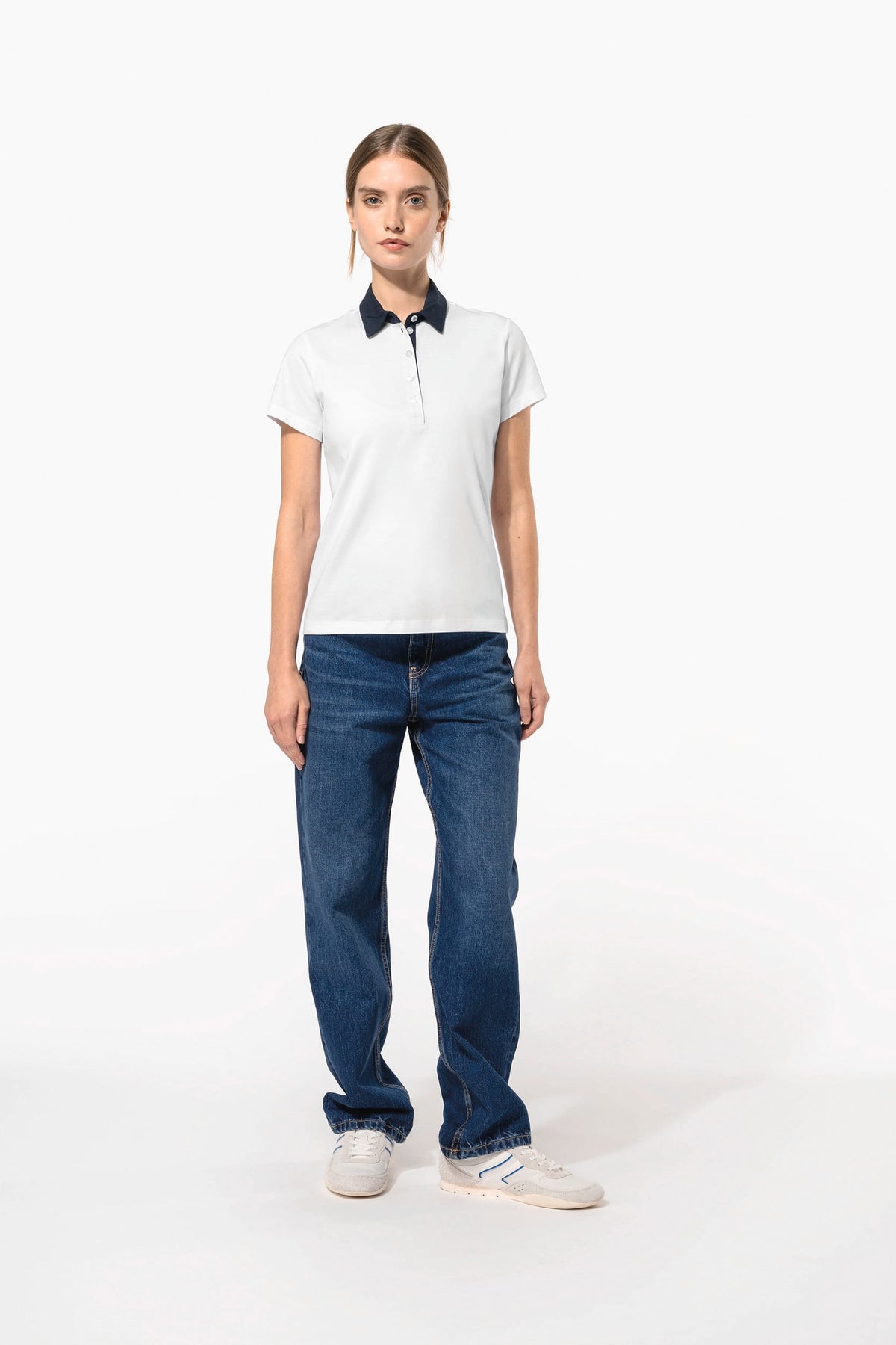 Kariban K261 Tweekleurige damespolo jersey