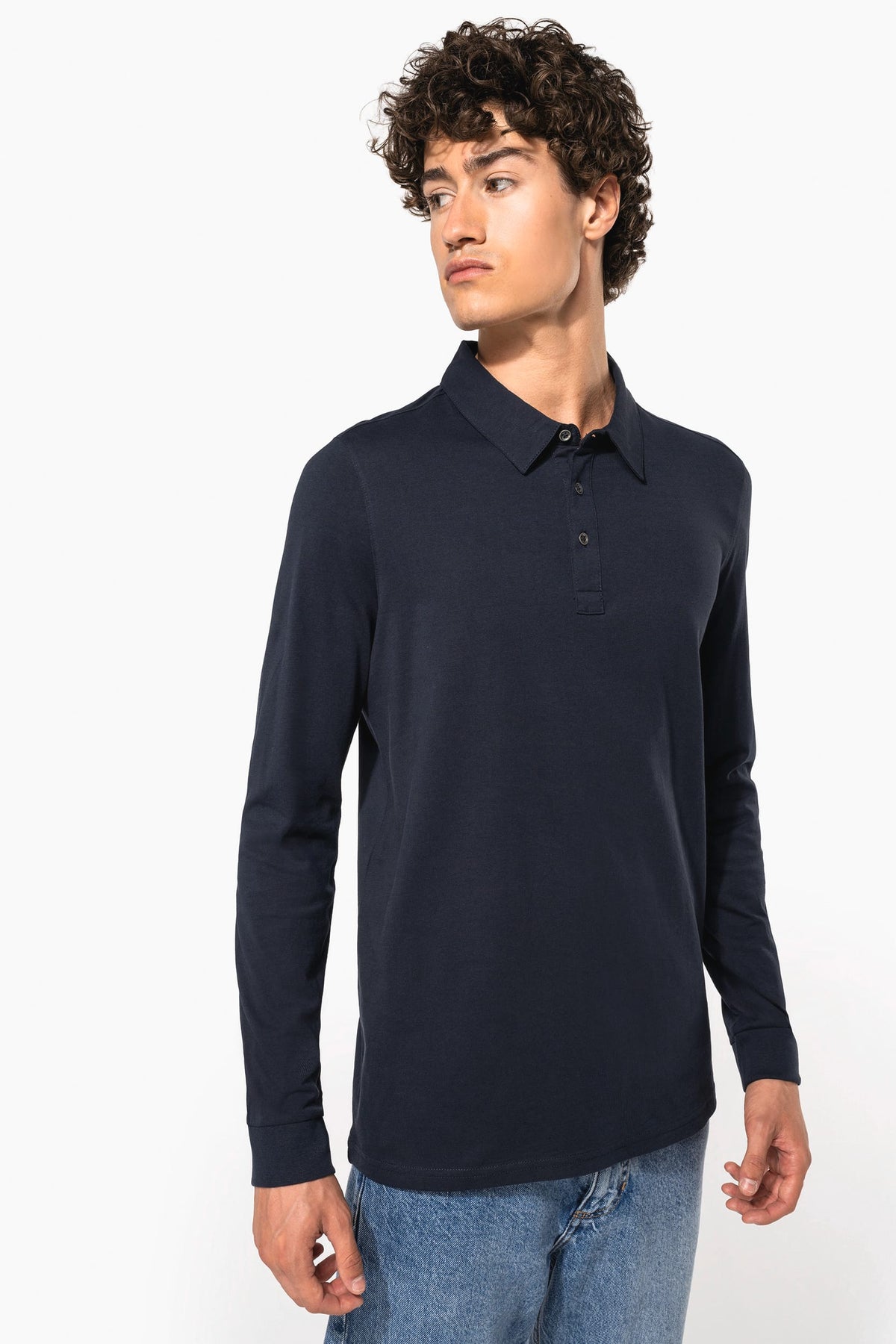 Kariban K264 Herenpolo lange mouwen van jersey