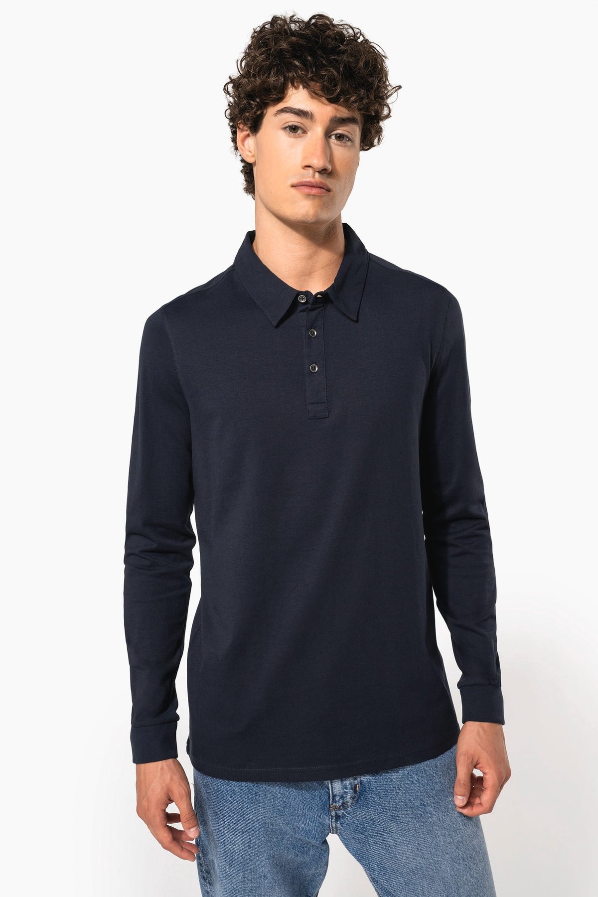 Kariban K264 Herenpolo lange mouwen van jersey