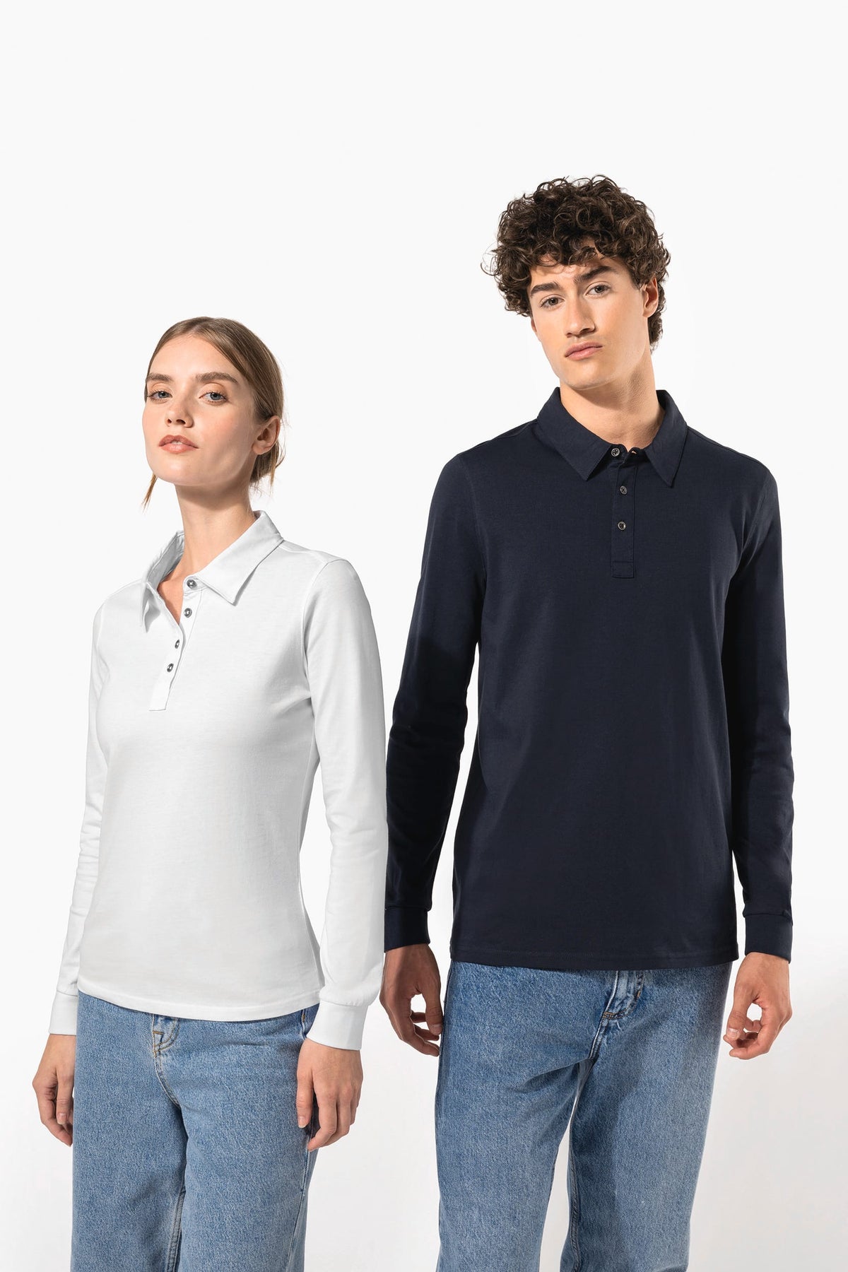 Kariban K264 Herenpolo lange mouwen van jersey