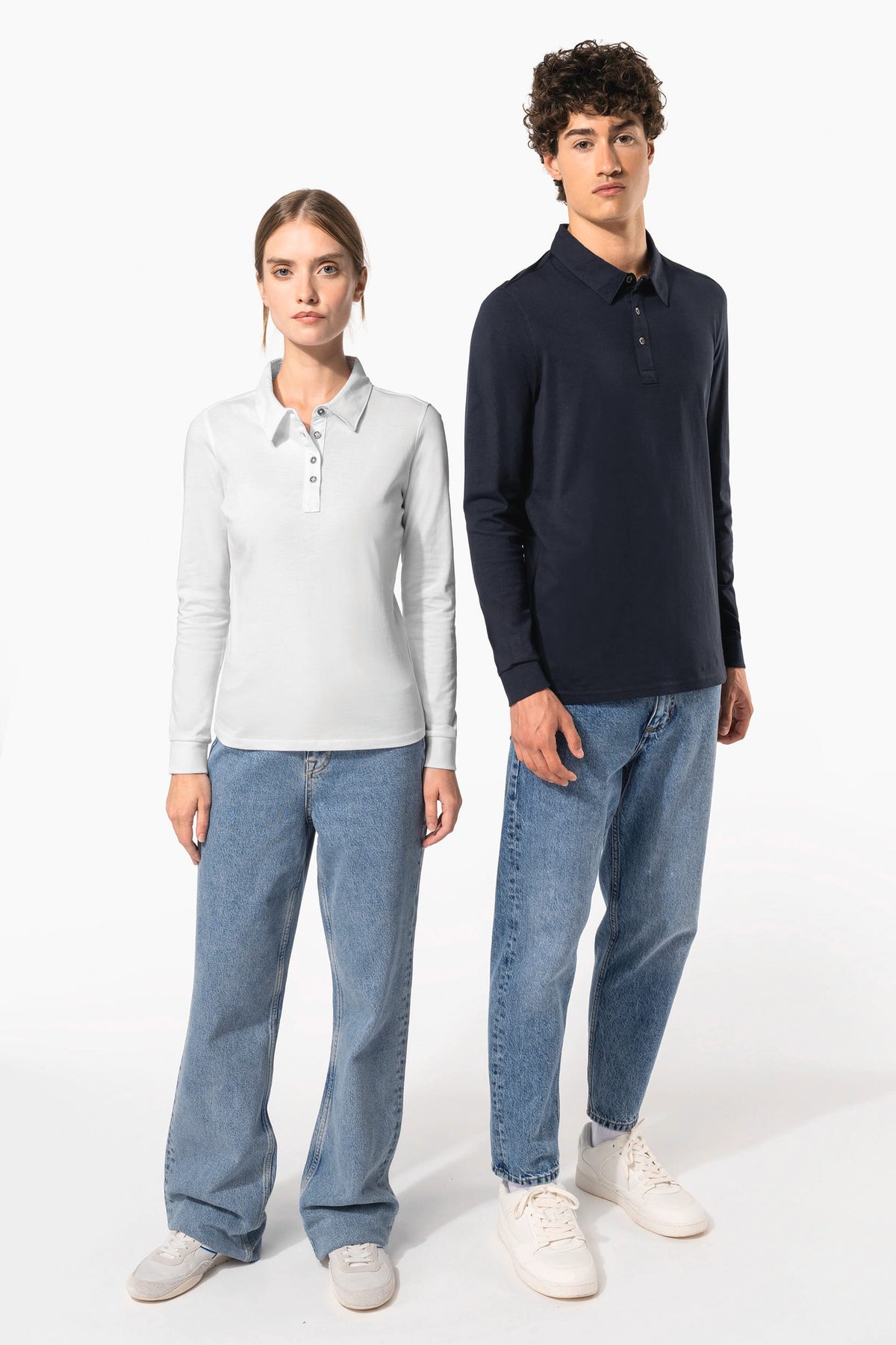 Kariban K264 Herenpolo lange mouwen van jersey