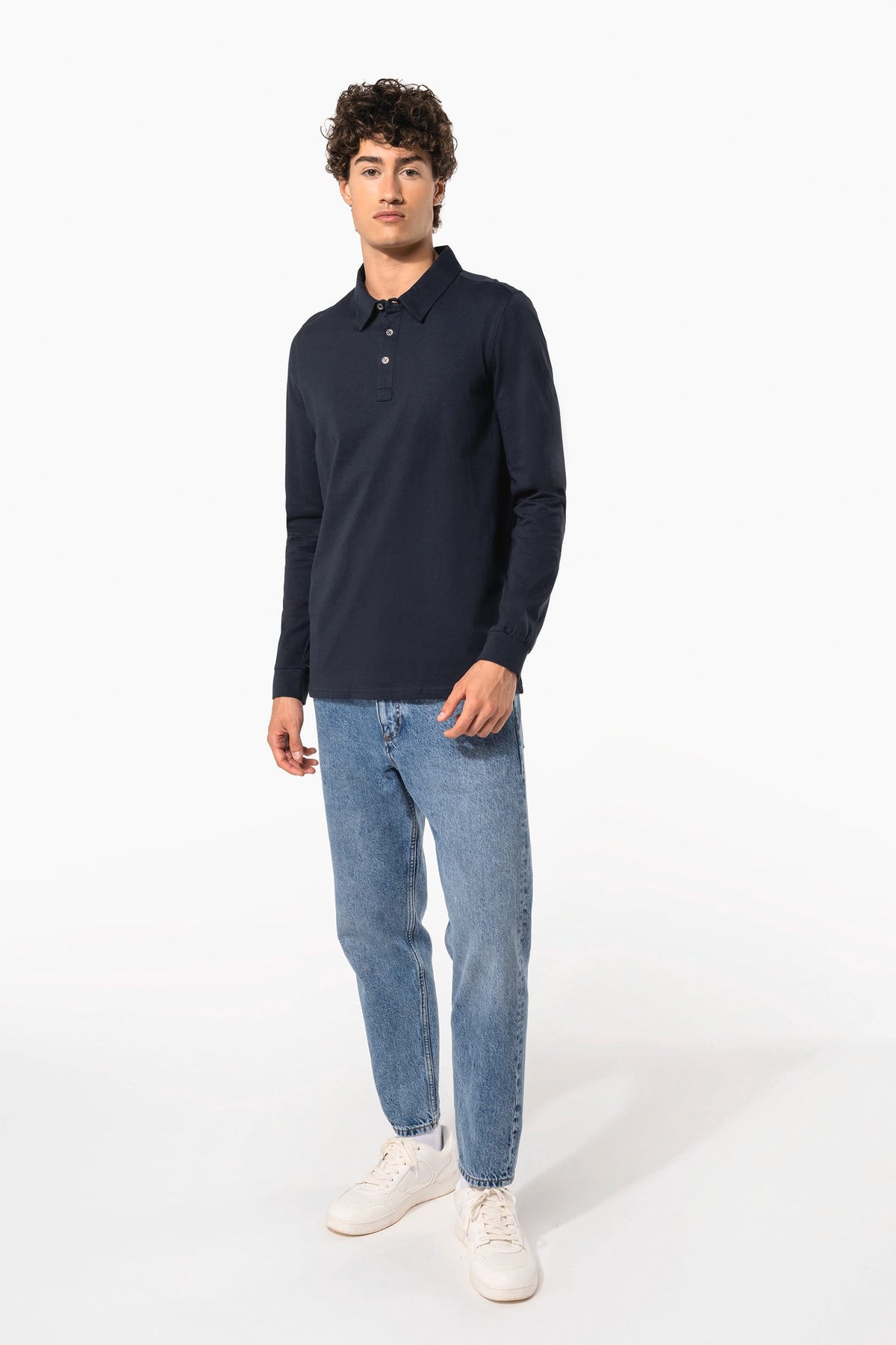 Kariban K264 Herenpolo lange mouwen van jersey