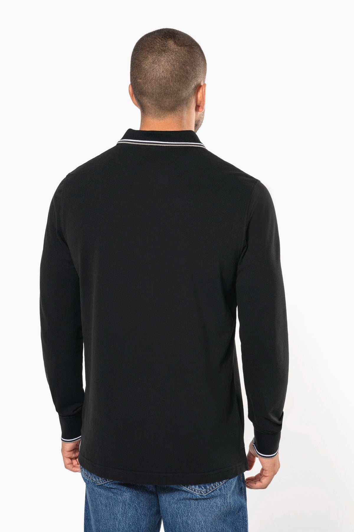 Kariban K280 Heren polo van piquétricot met lange mouwen
