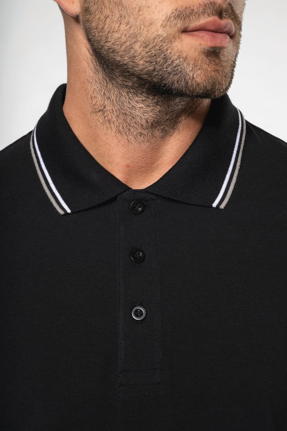 Kariban K280 Heren polo van piquétricot met lange mouwen