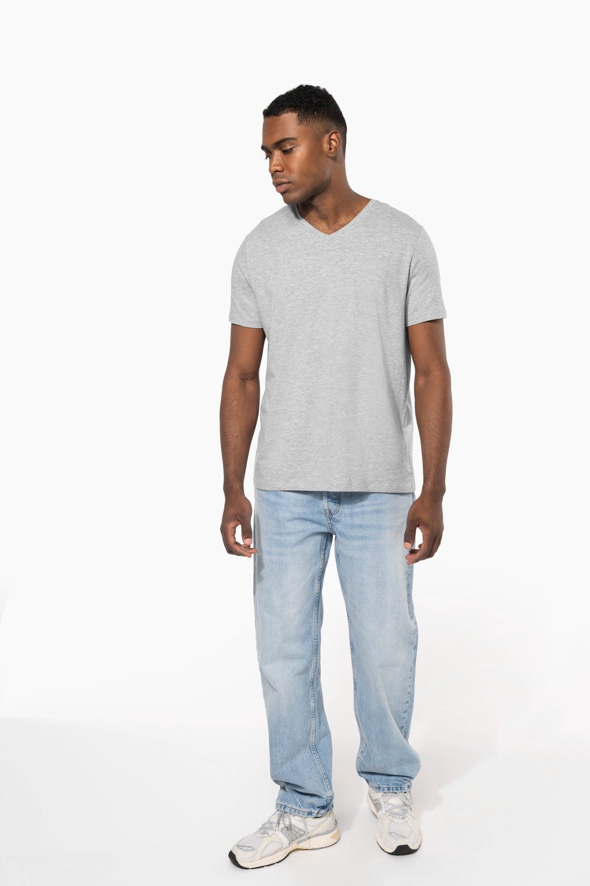 Kariban K3014 T-shirt korte mouwen V-hals
