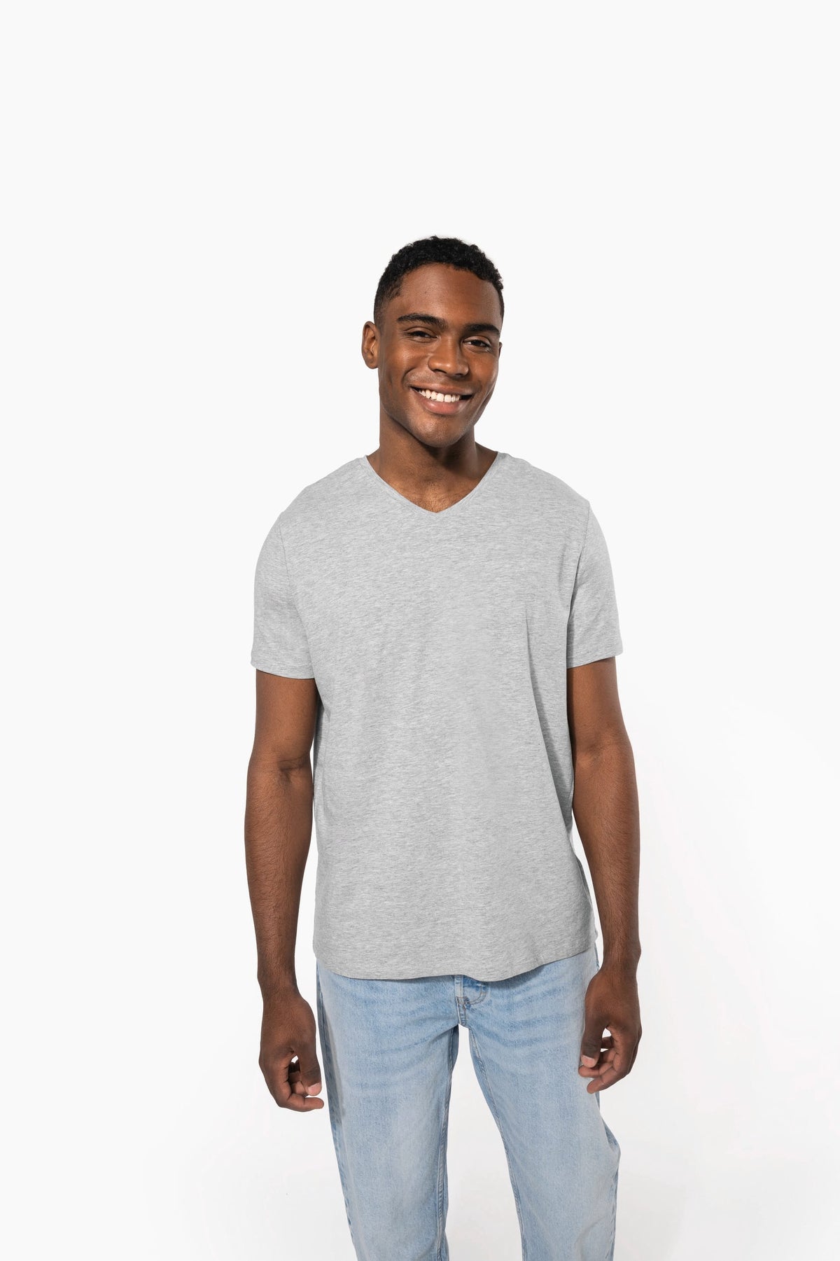Kariban K3014 T-shirt korte mouwen V-hals