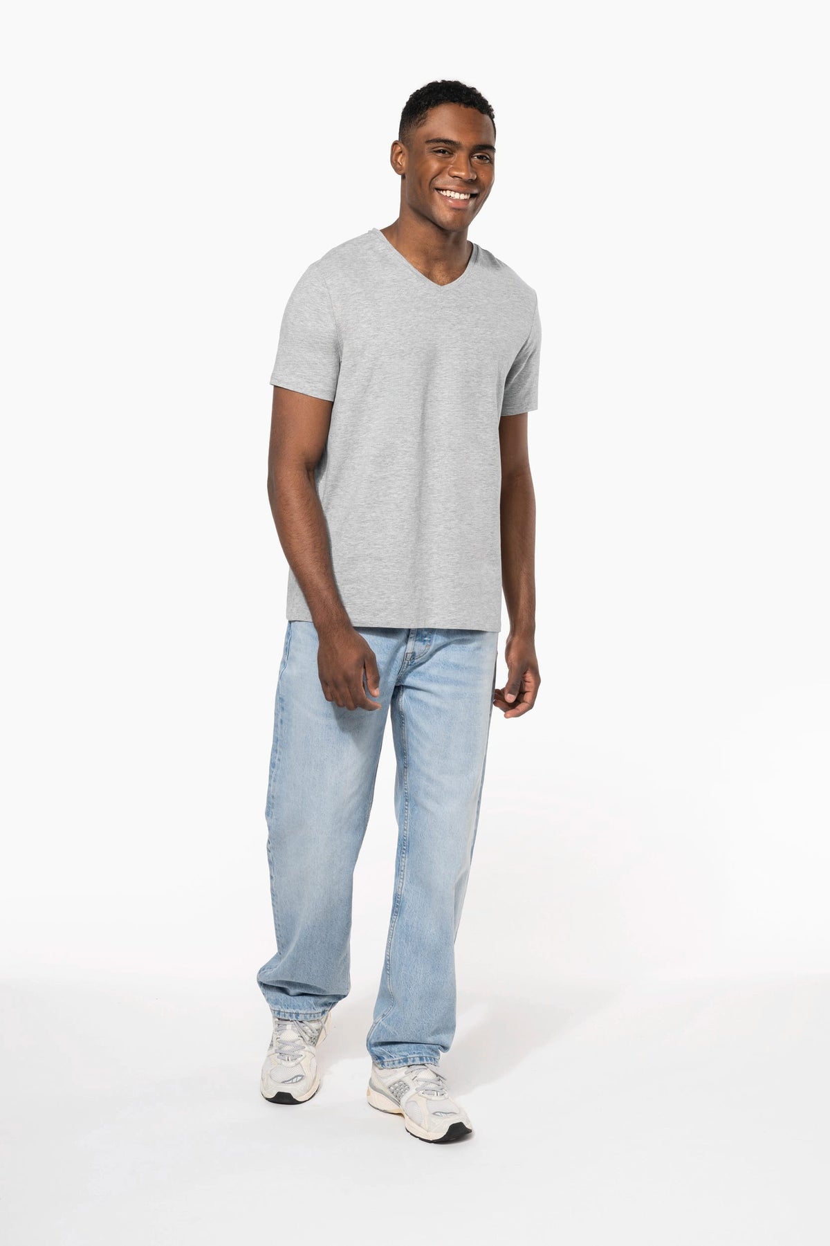Kariban K3014 T-shirt korte mouwen V-hals